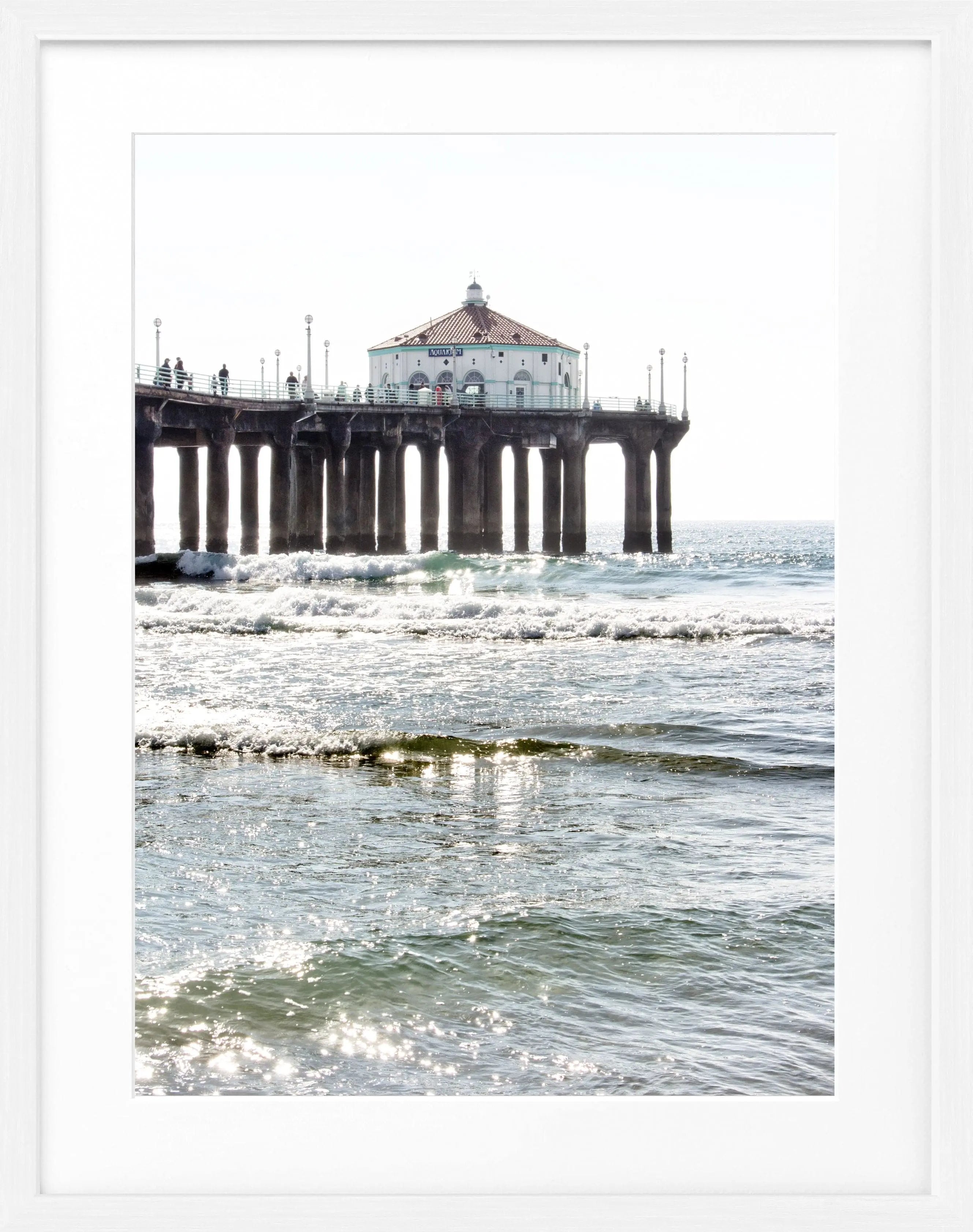Poster mit Rahmen Kalifornien Manhattan Beach ’Pier’ K189