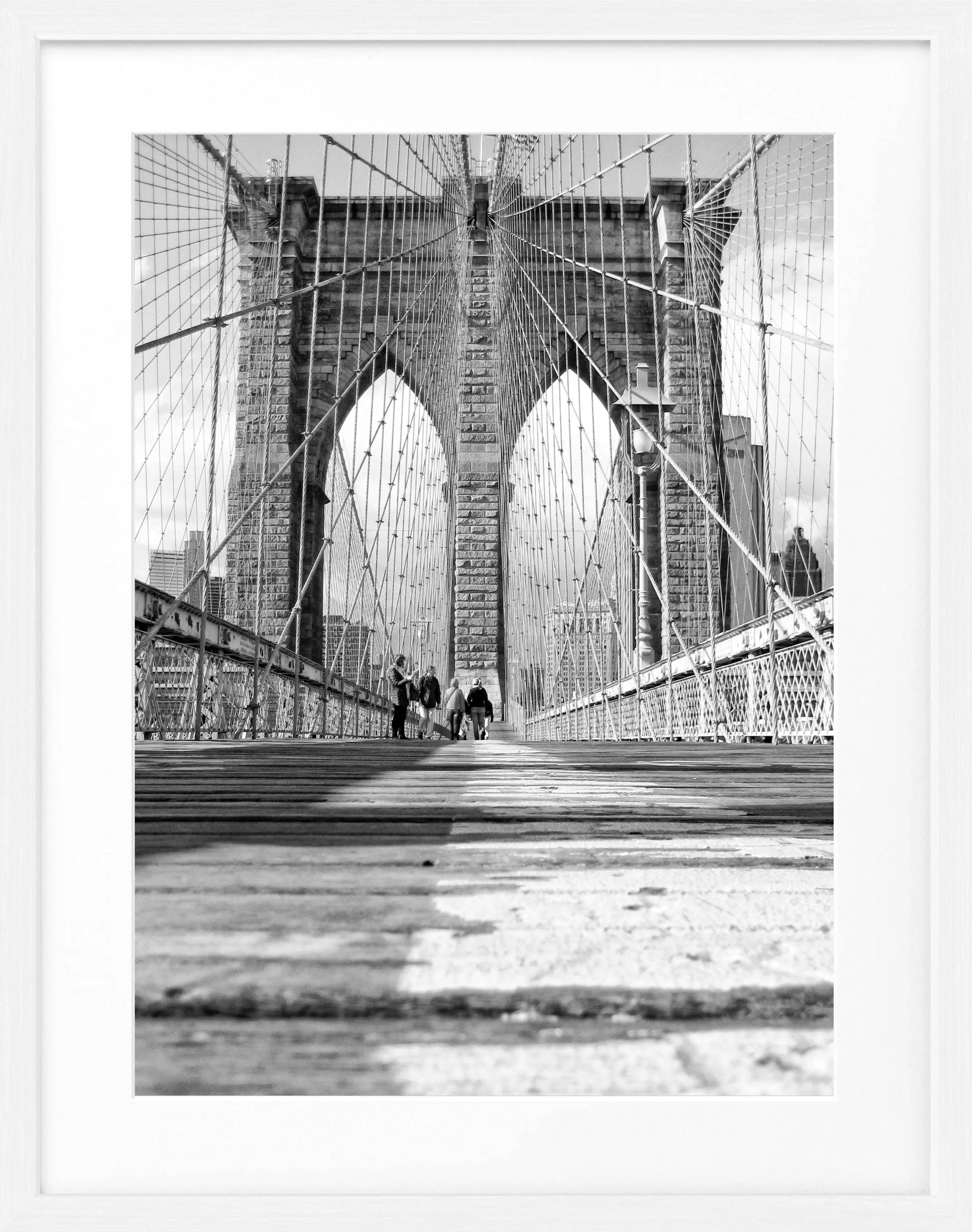 Poster mit Rahmen New York ’Brooklyn Bridge’ NY34