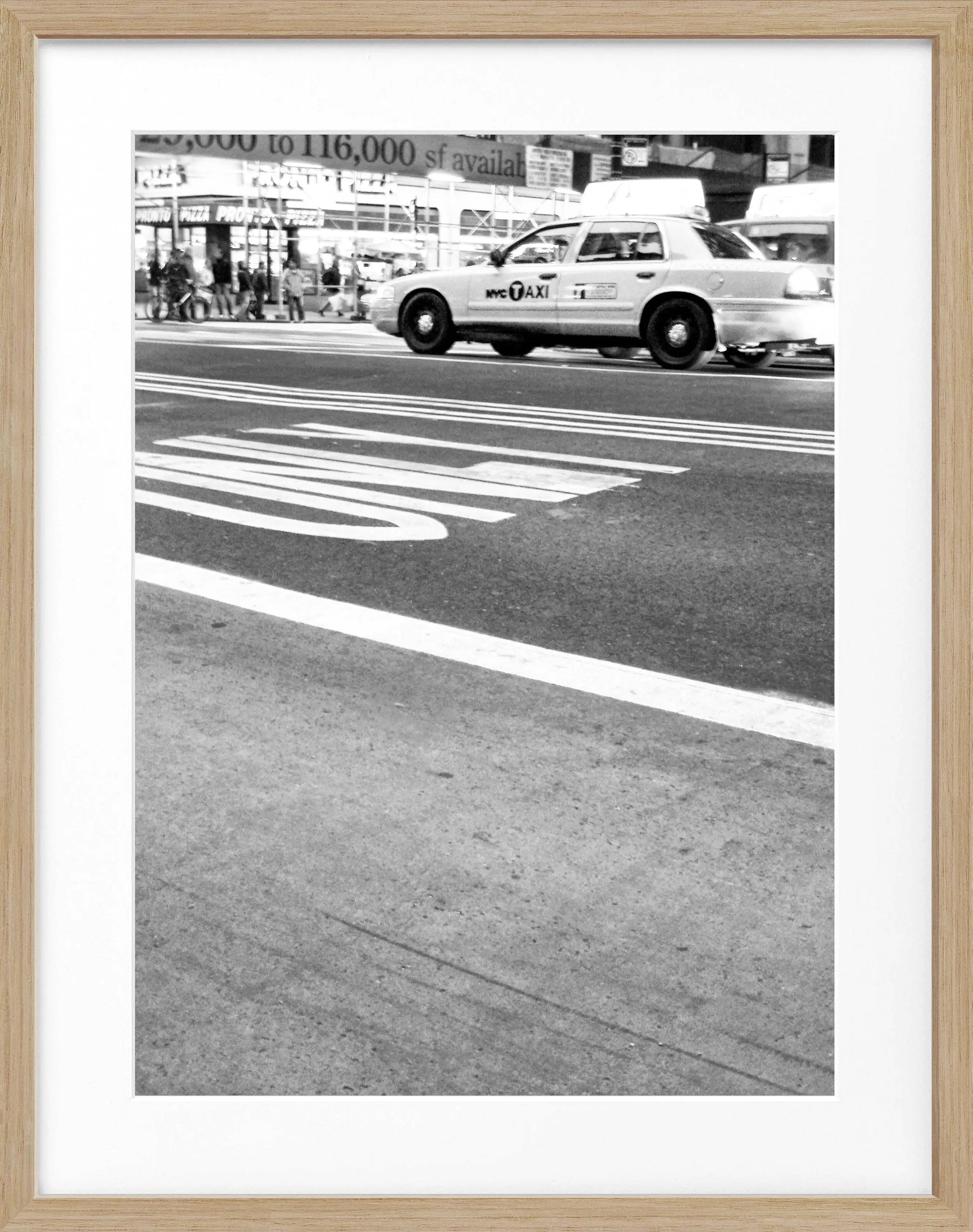 Poster mit Rahmen New York ’Yellow Cap’ NY58 - Wandbilder