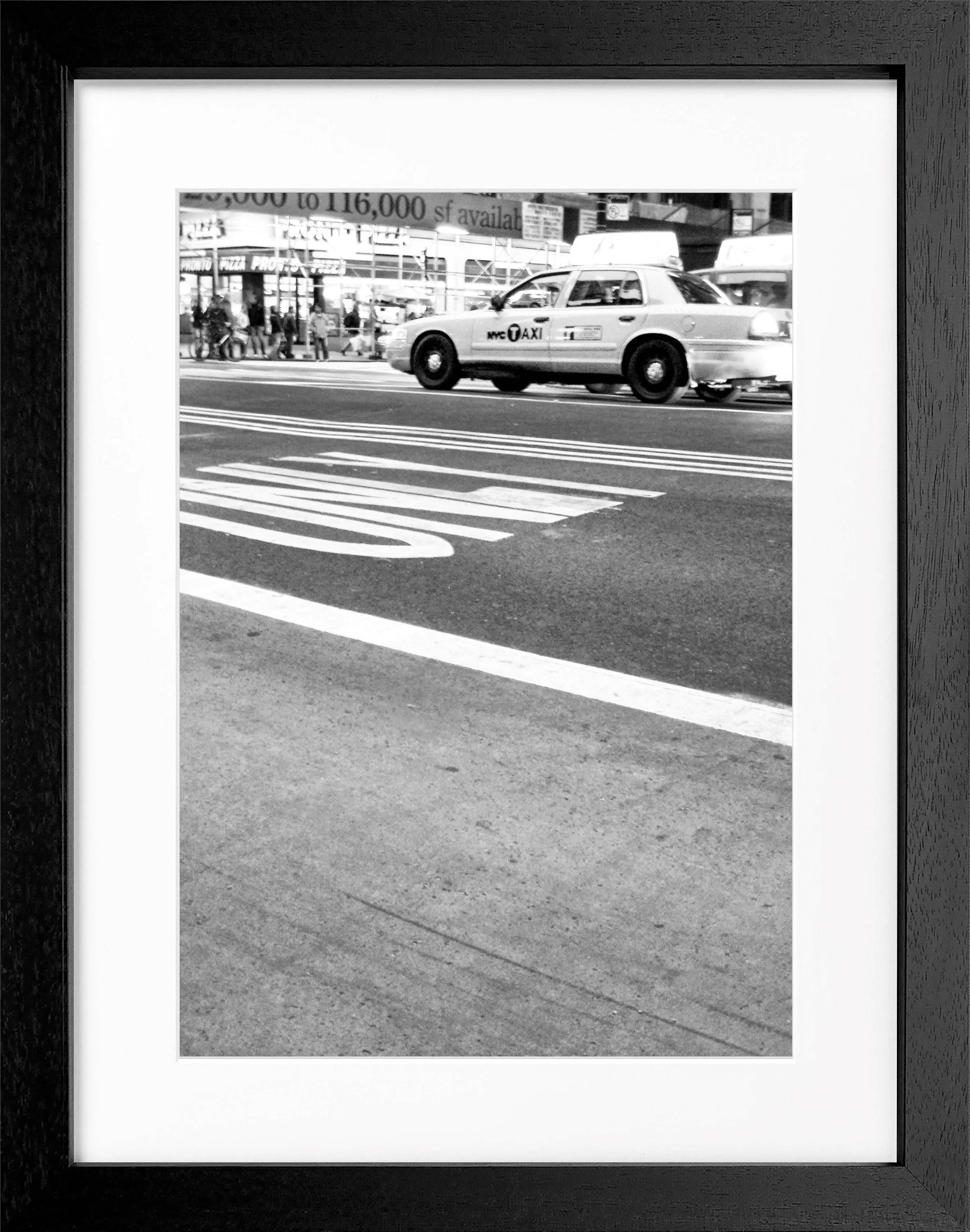 Poster mit Rahmen New York ’Yellow Cap’ NY58 - Wandbilder
