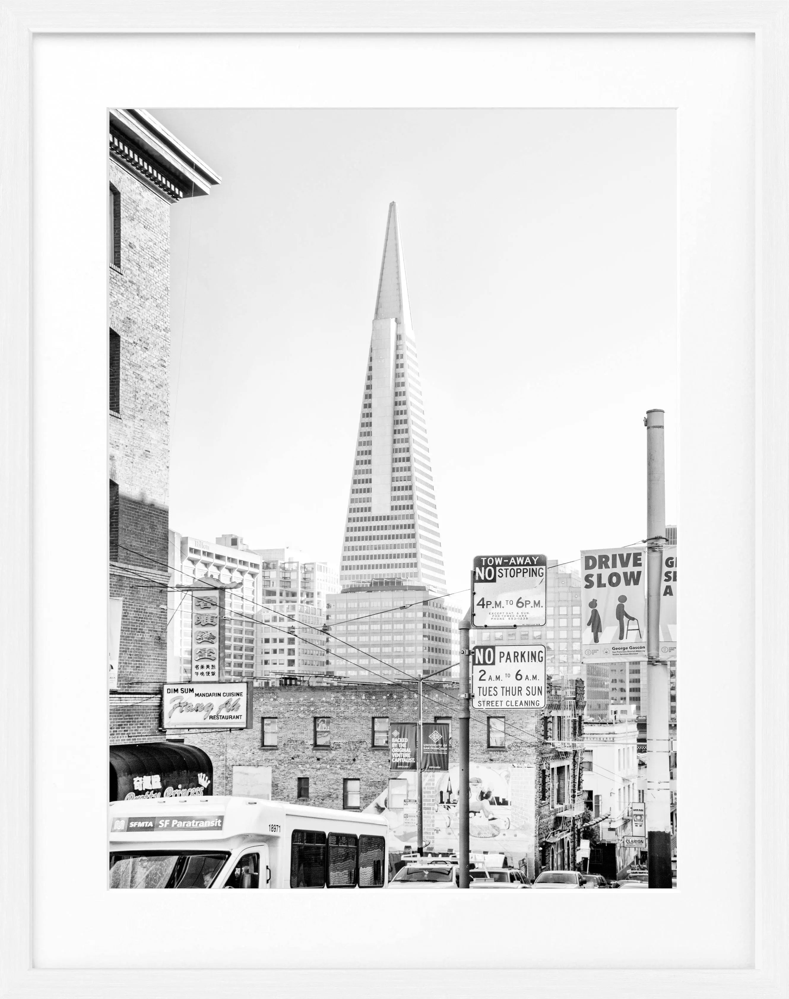 Poster mit Rahmen San Francisco ’Transamerica Pyramid