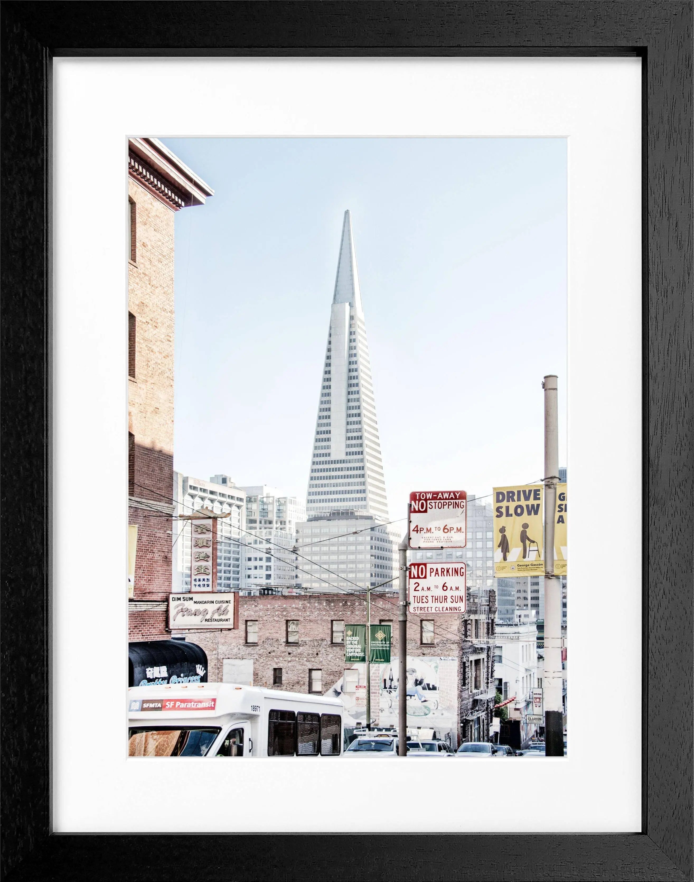 Poster mit Rahmen San Francisco ’Transamerica Pyramid