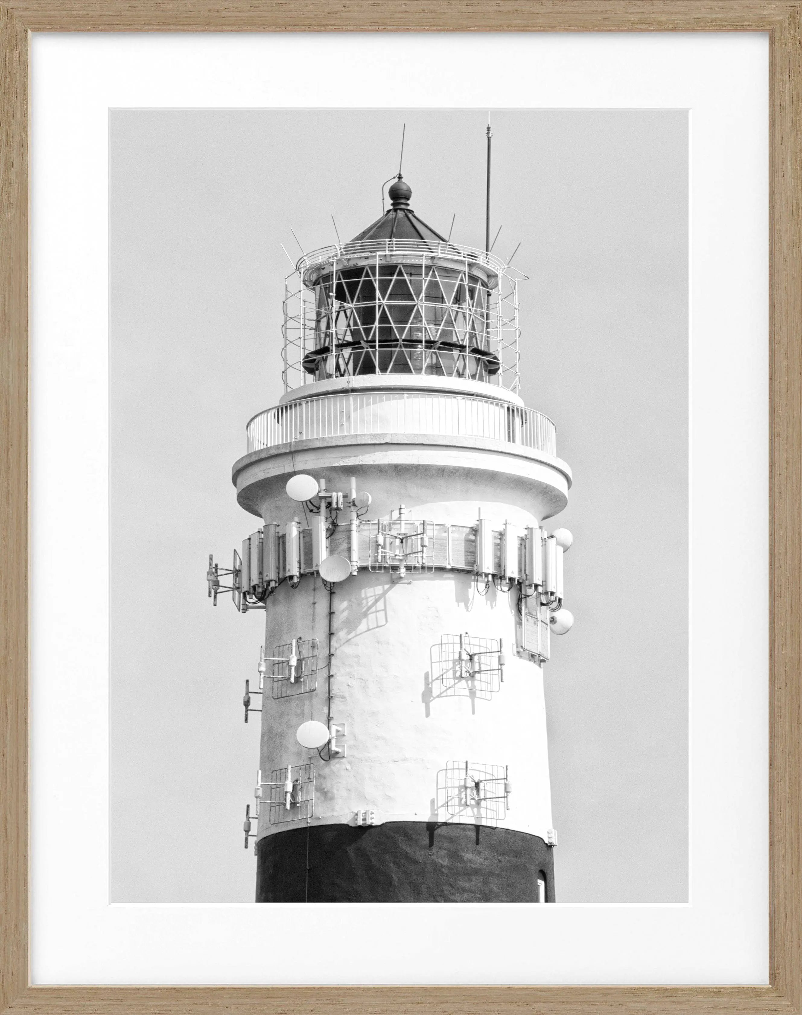 Poster mit Rahmen Sylt Leuchtturm Kampen SY48 - Wandbilder