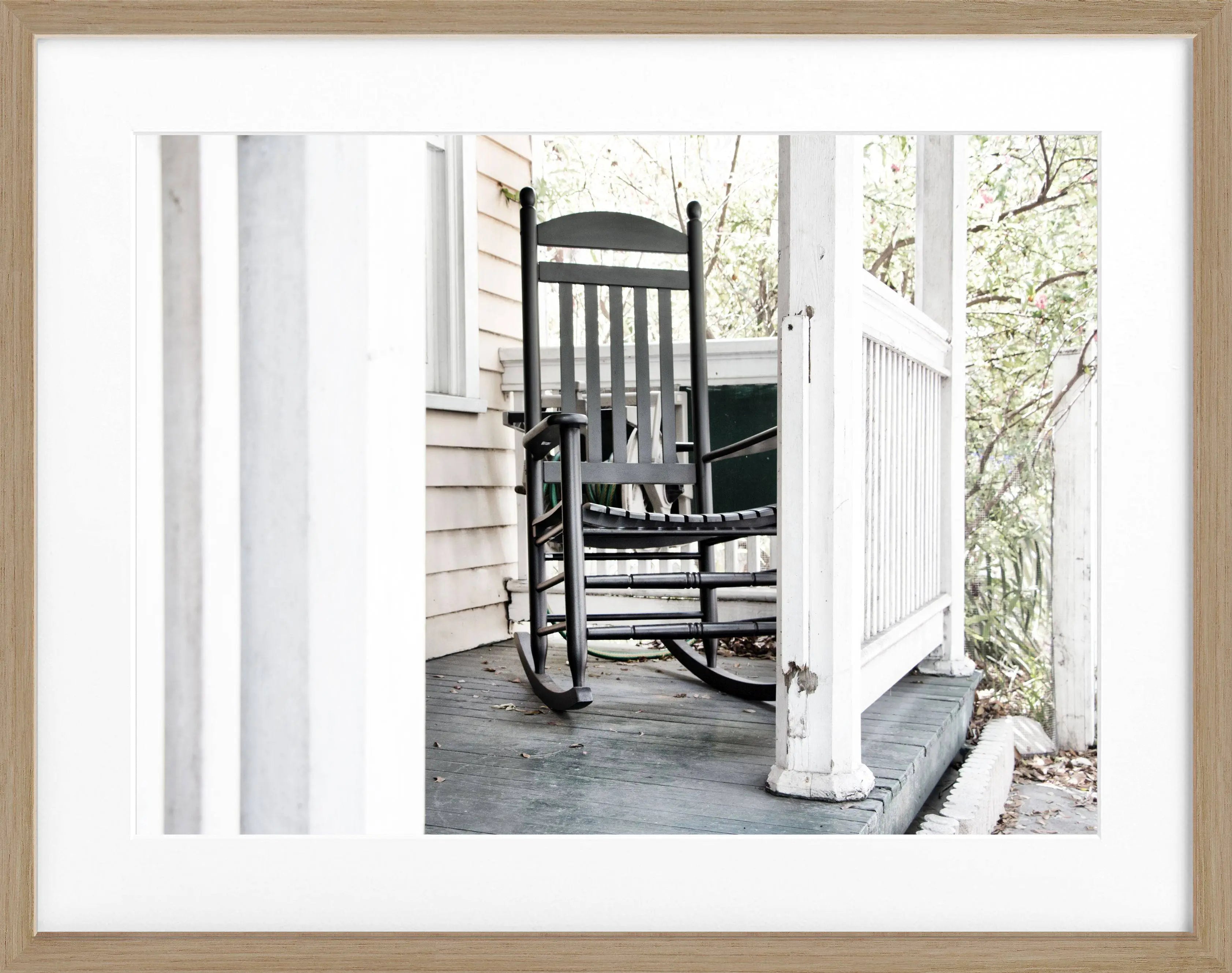 Poster mit Rahmen Florida Key West ’Deckchair’ FL07