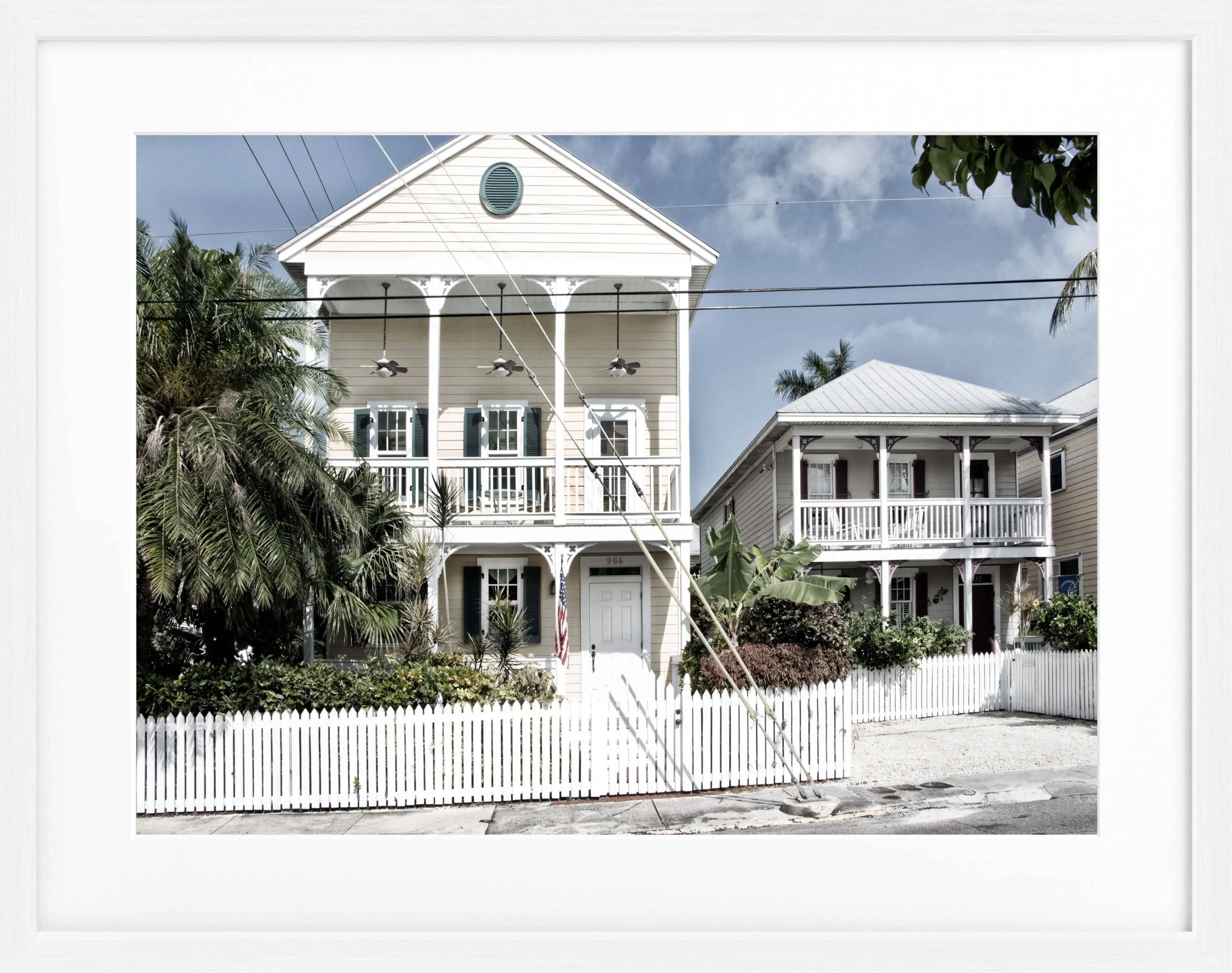 Poster mit Rahmen Florida Key West FL14 - Wandbilder