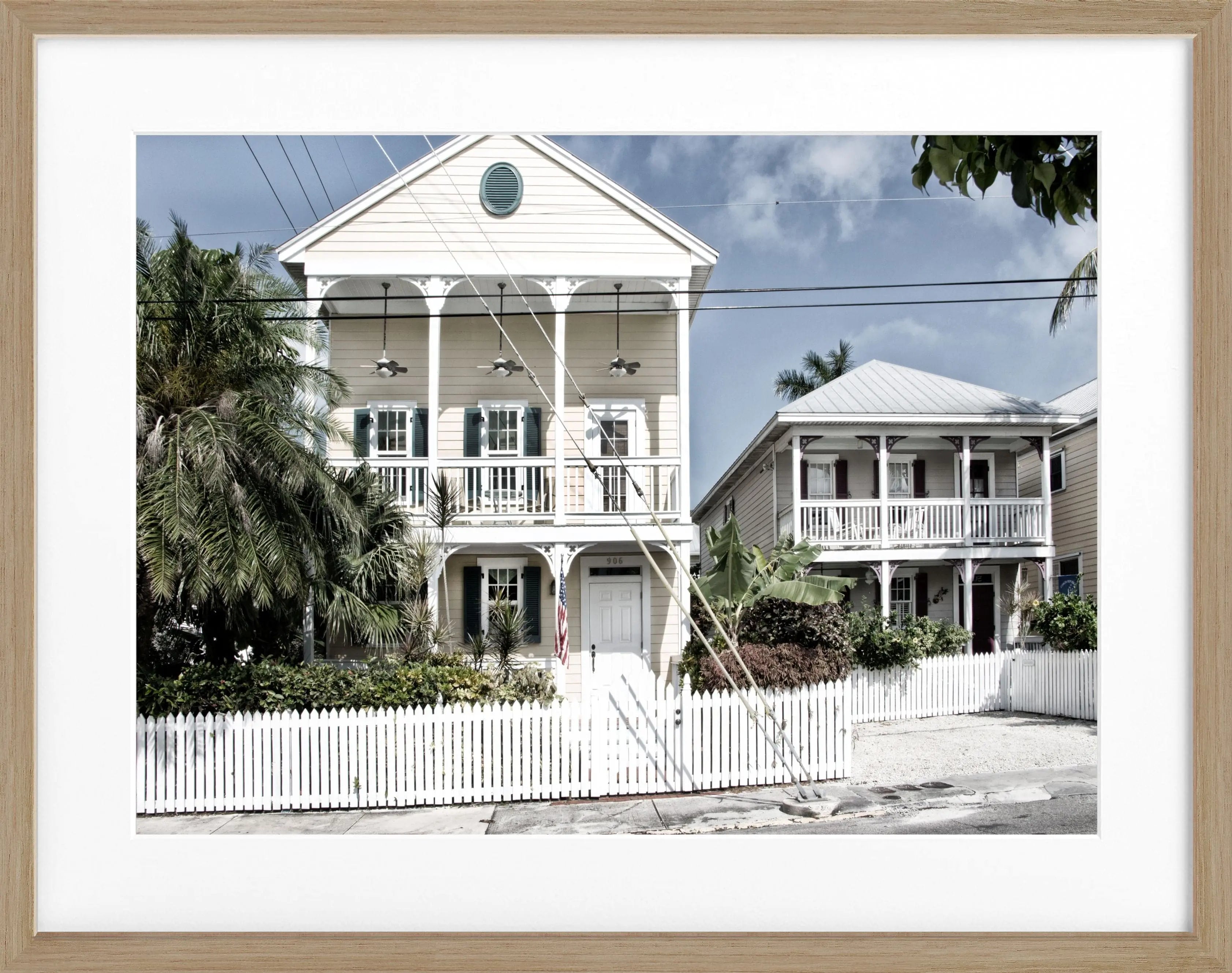 Poster mit Rahmen Florida Key West FL14 - Wandbilder