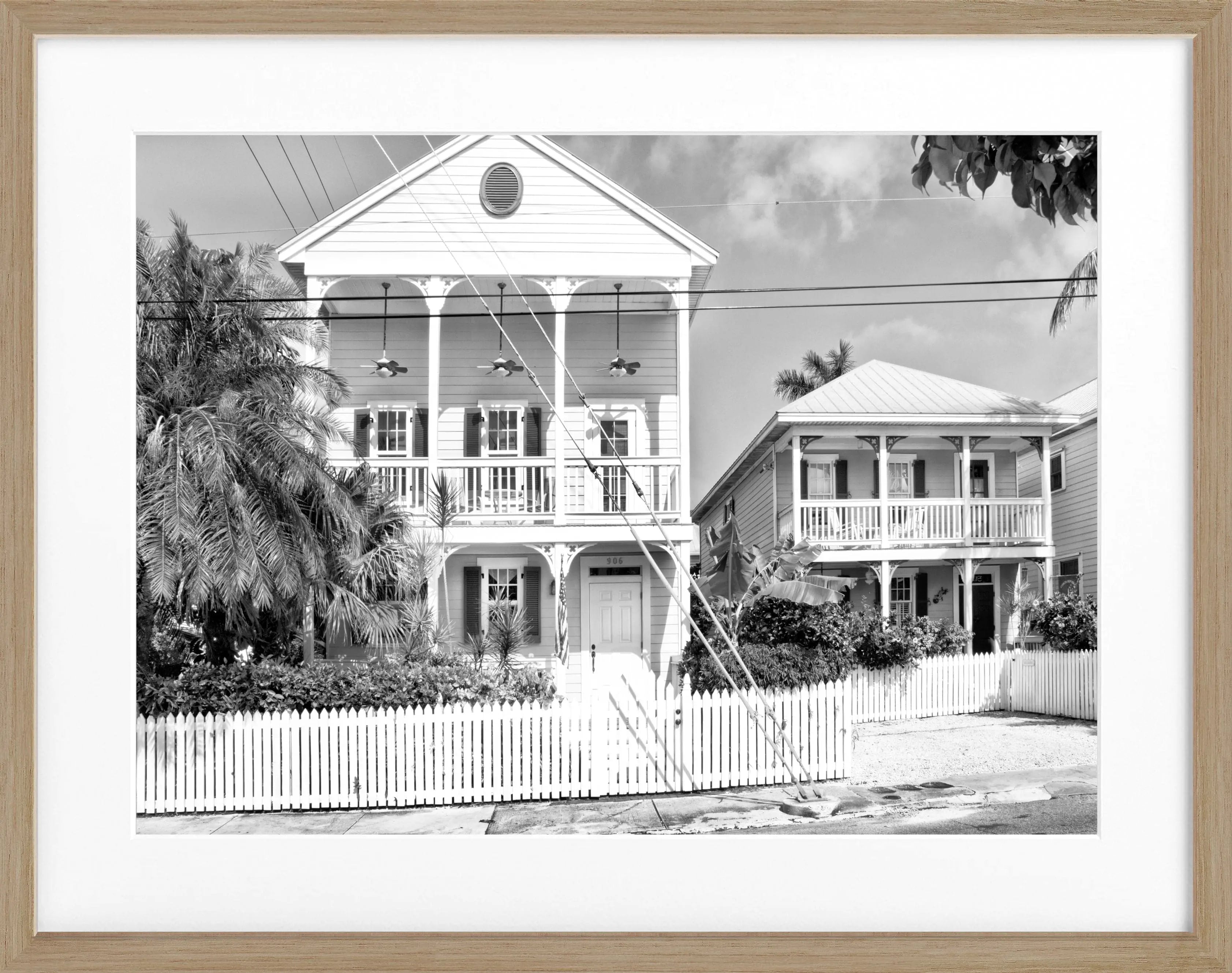 Poster mit Rahmen Florida Key West FL14 - Wandbilder