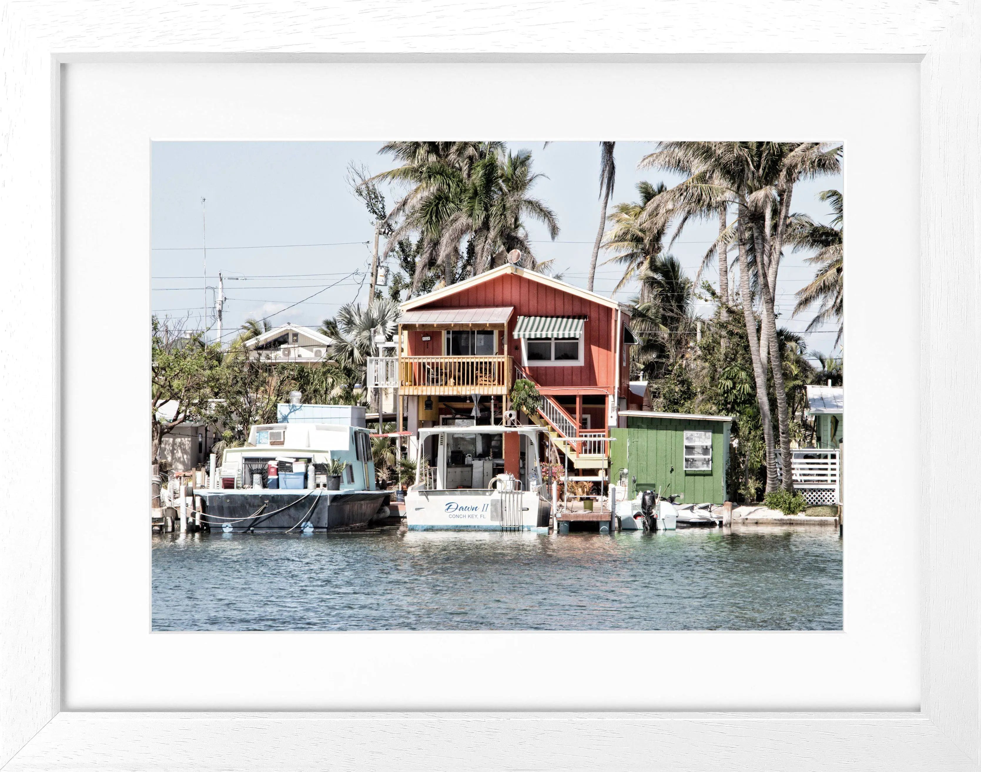 Poster mit Rahmen Florida Keys FL01 - Wandbilder