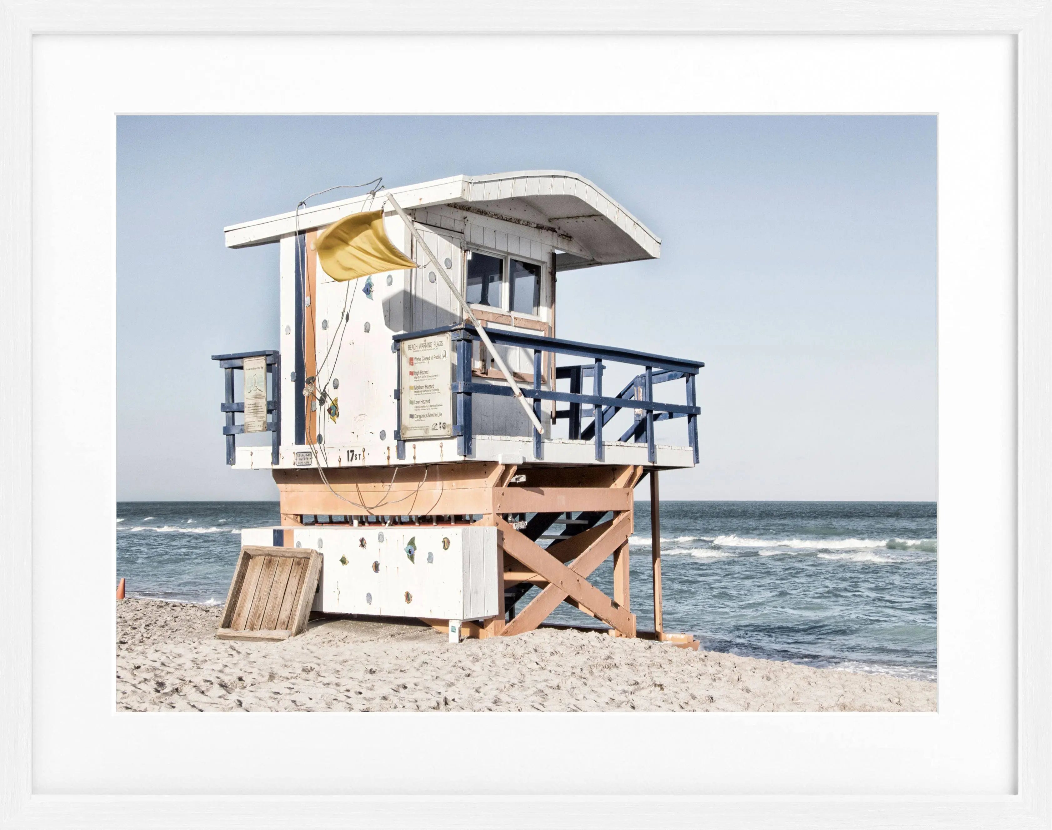 Poster mit Rahmen Florida Miami Beach FL15 by Cosman-Photocollection