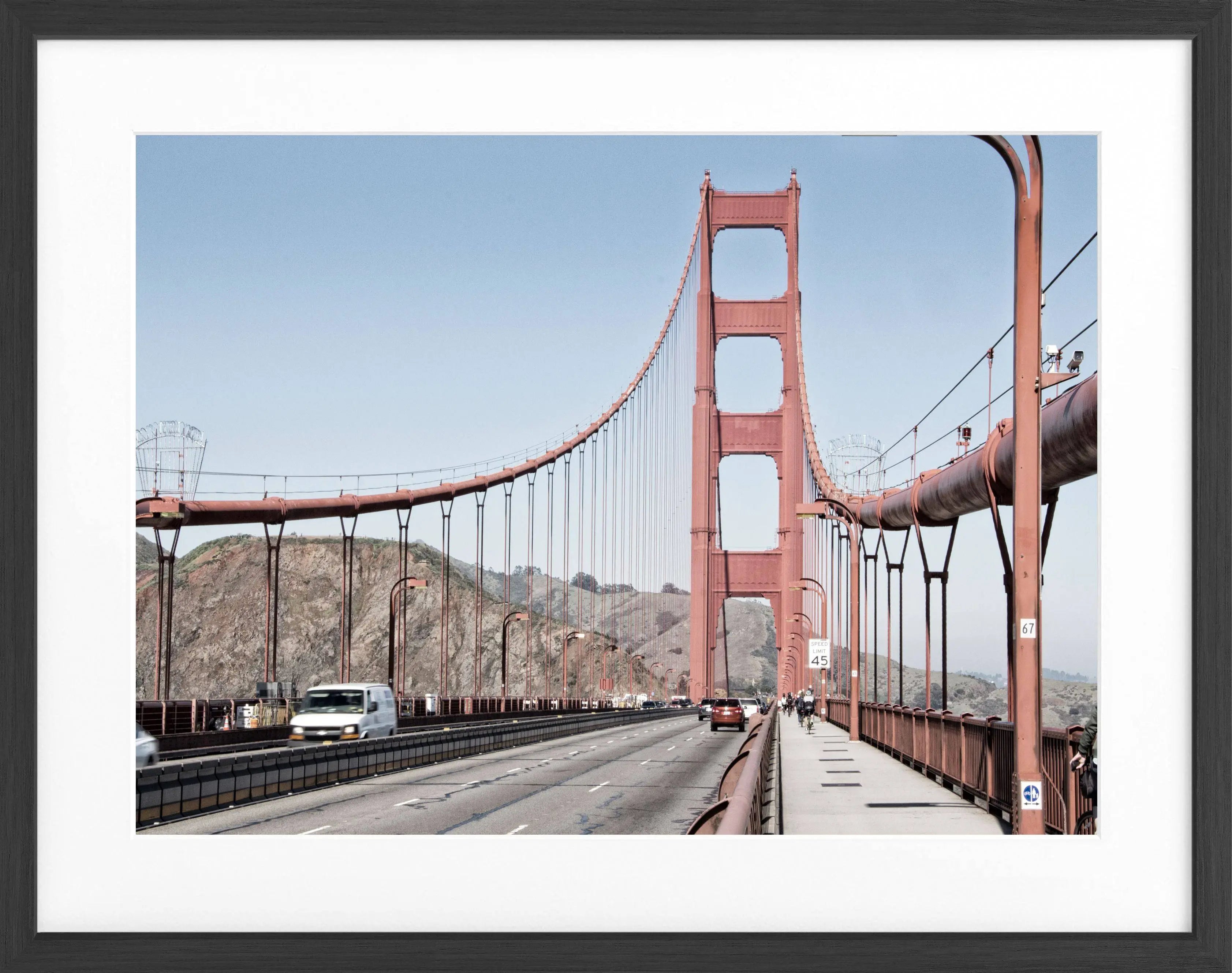 Poster mit Rahmen ’Golden Gate Bridge’ San Francisco SF21