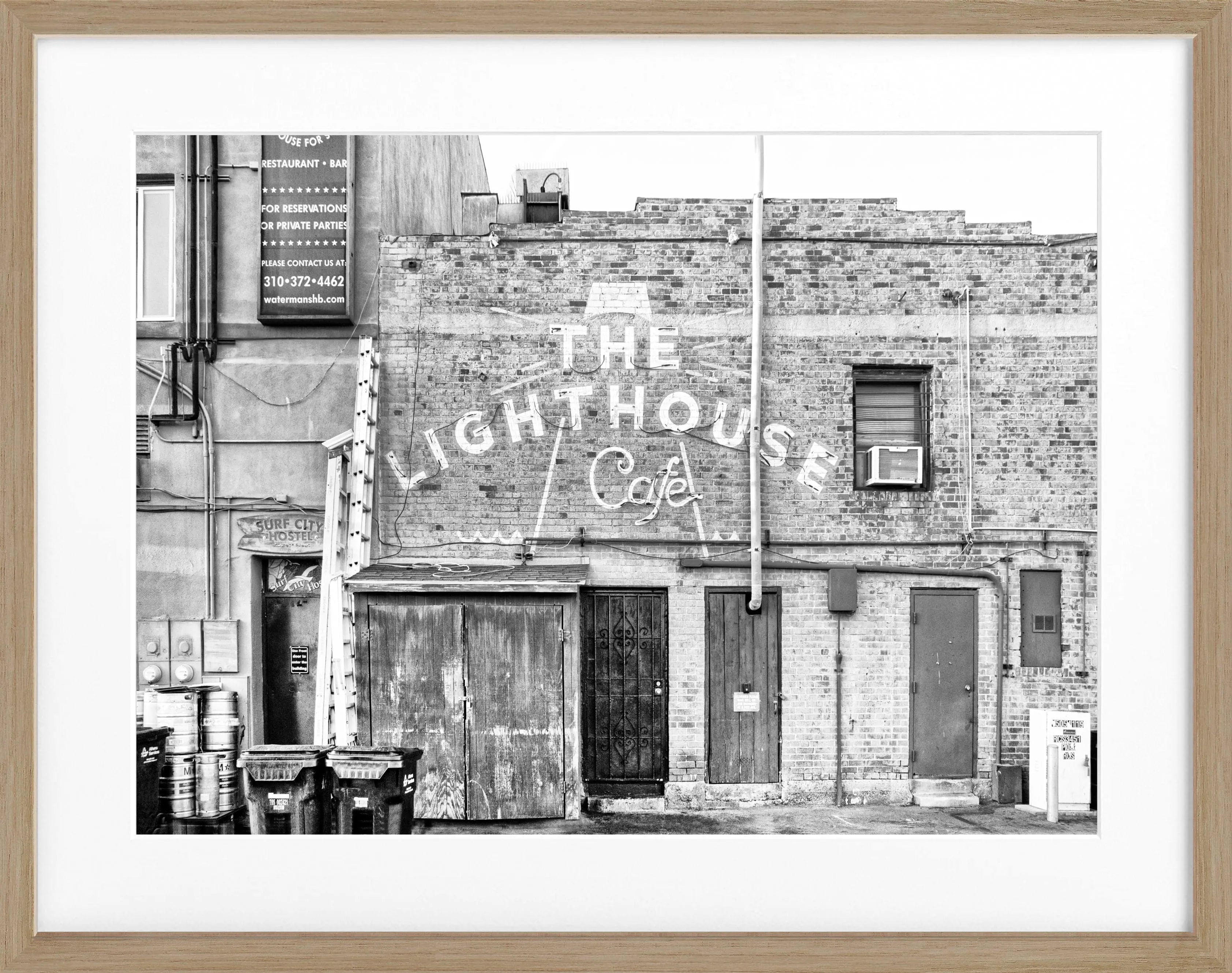 Poster mit Rahmen Kalifornien ’Hermosa Beach’ K160