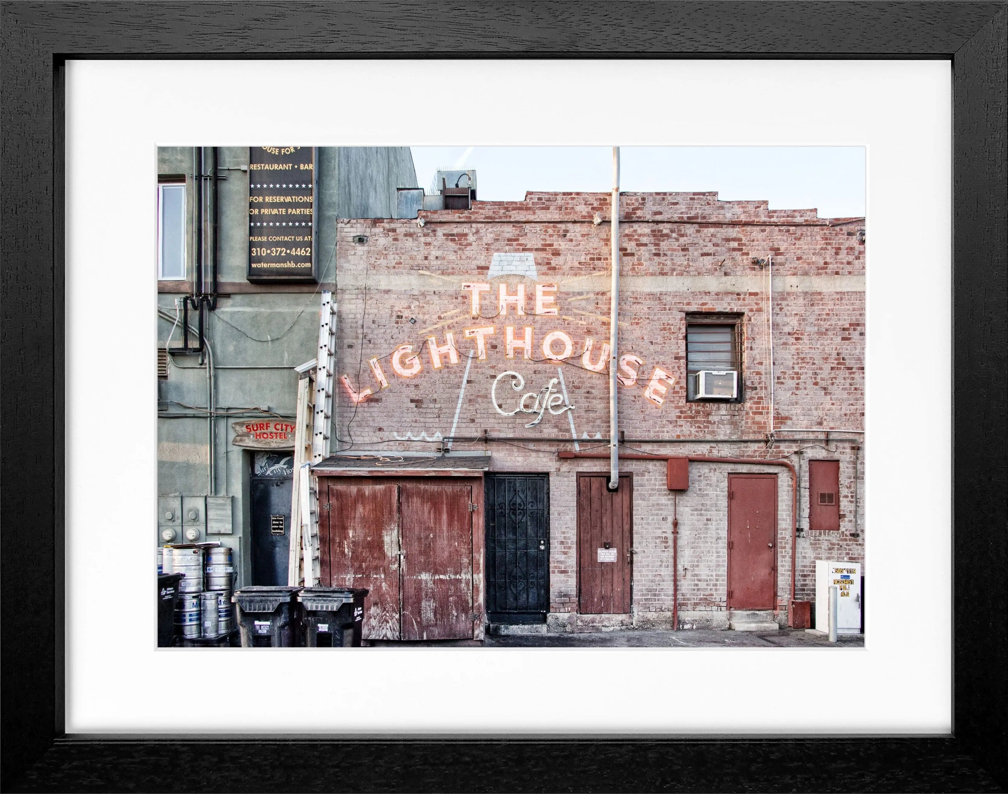 Poster mit Rahmen Kalifornien ’Hermosa Beach’ K160