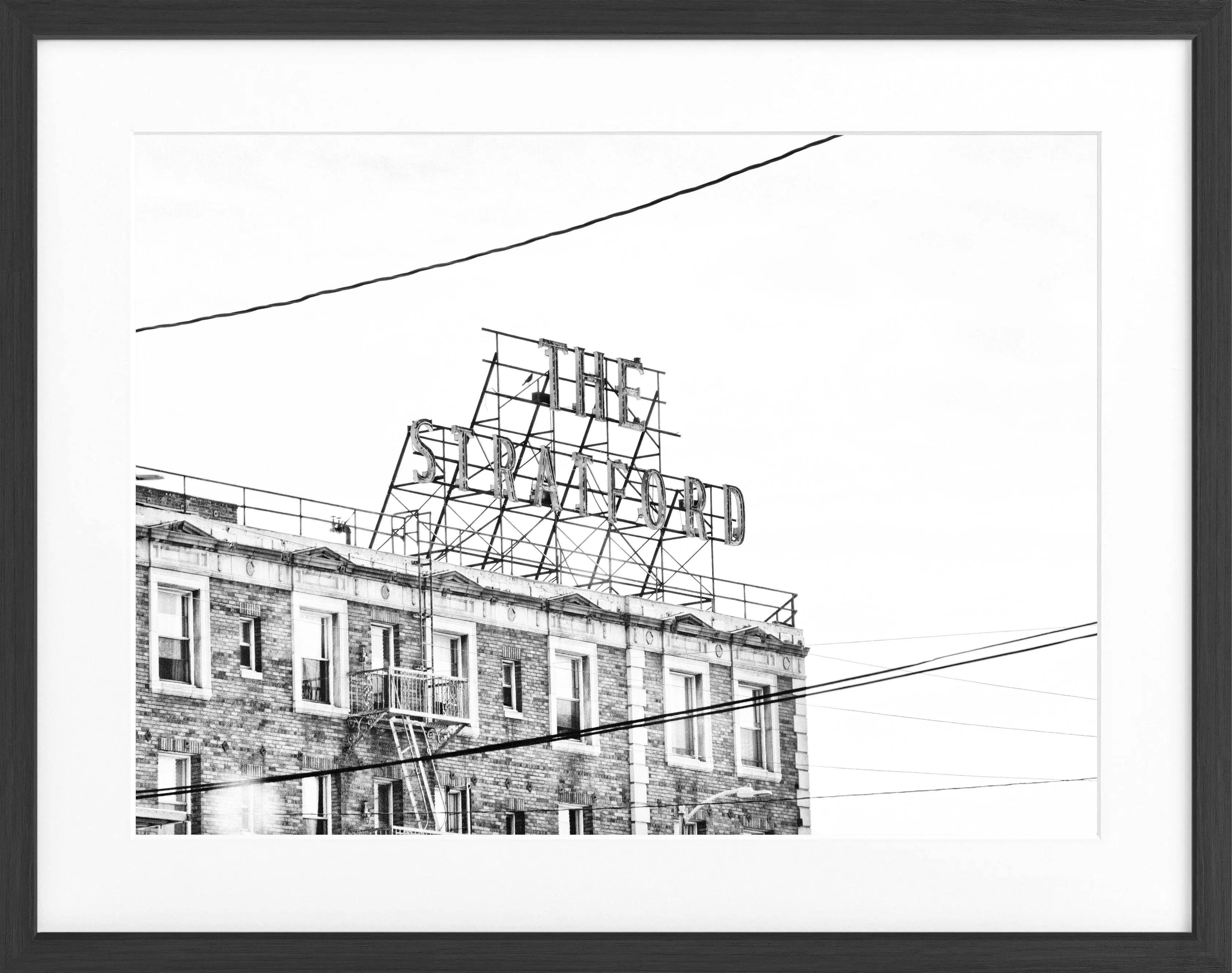Poster mit Rahmen Kalifornien Los Angeles Hotel ’The Stratford’ HW15 by Cosman-Photocollection