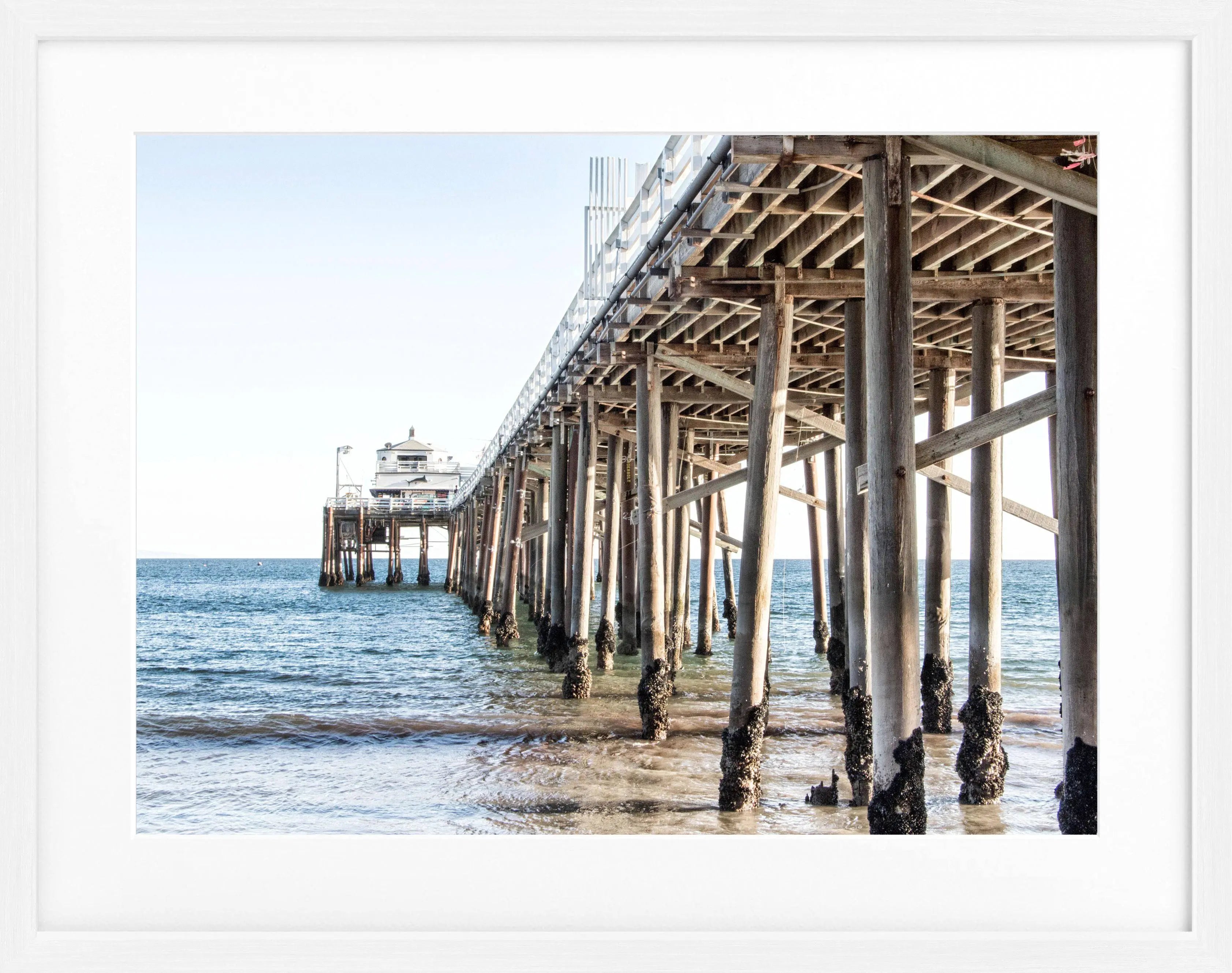 Poster mit Rahmen Kalifornien Malibu Beach ’Pier’ K91