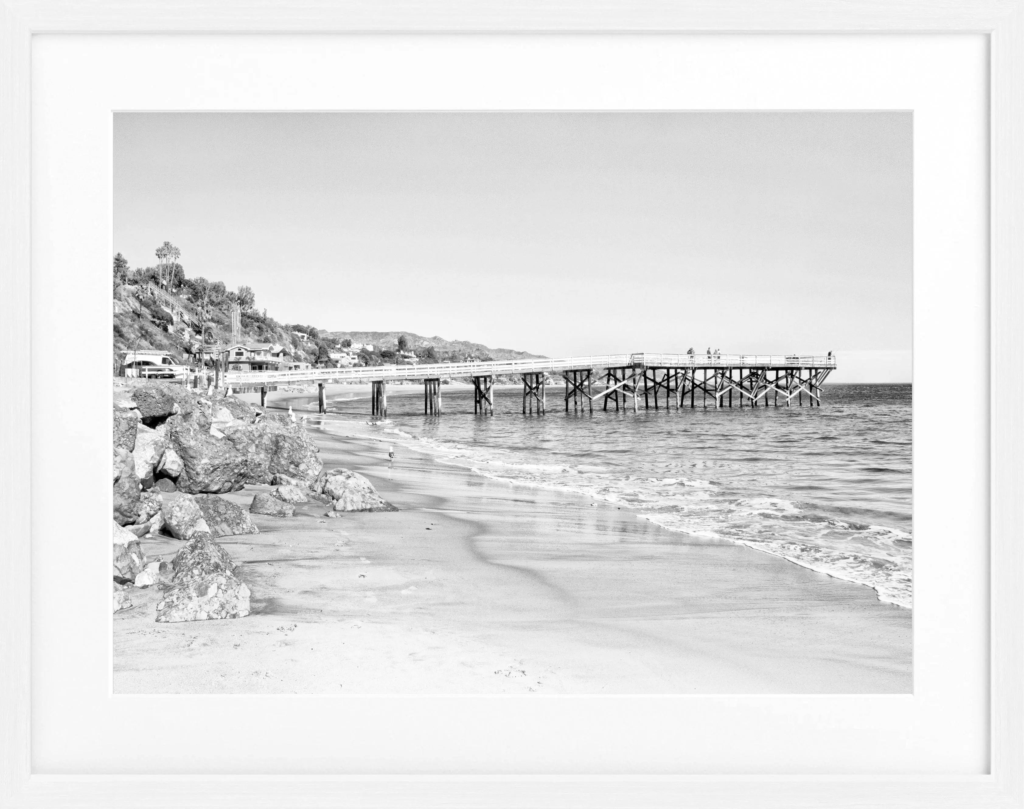 Poster mit Rahmen Kalifornien Malibu ’Pier’ K71 - Wandbilder