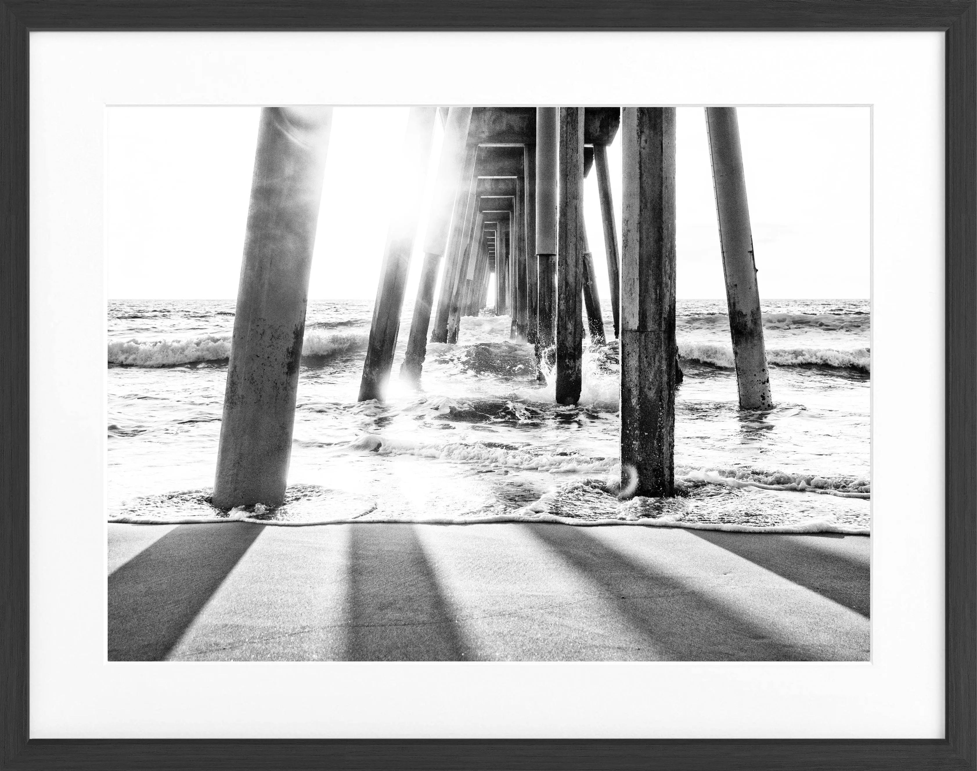 Poster mit Rahmen Kalifornien ’Pier’ K166 - Wandbilder