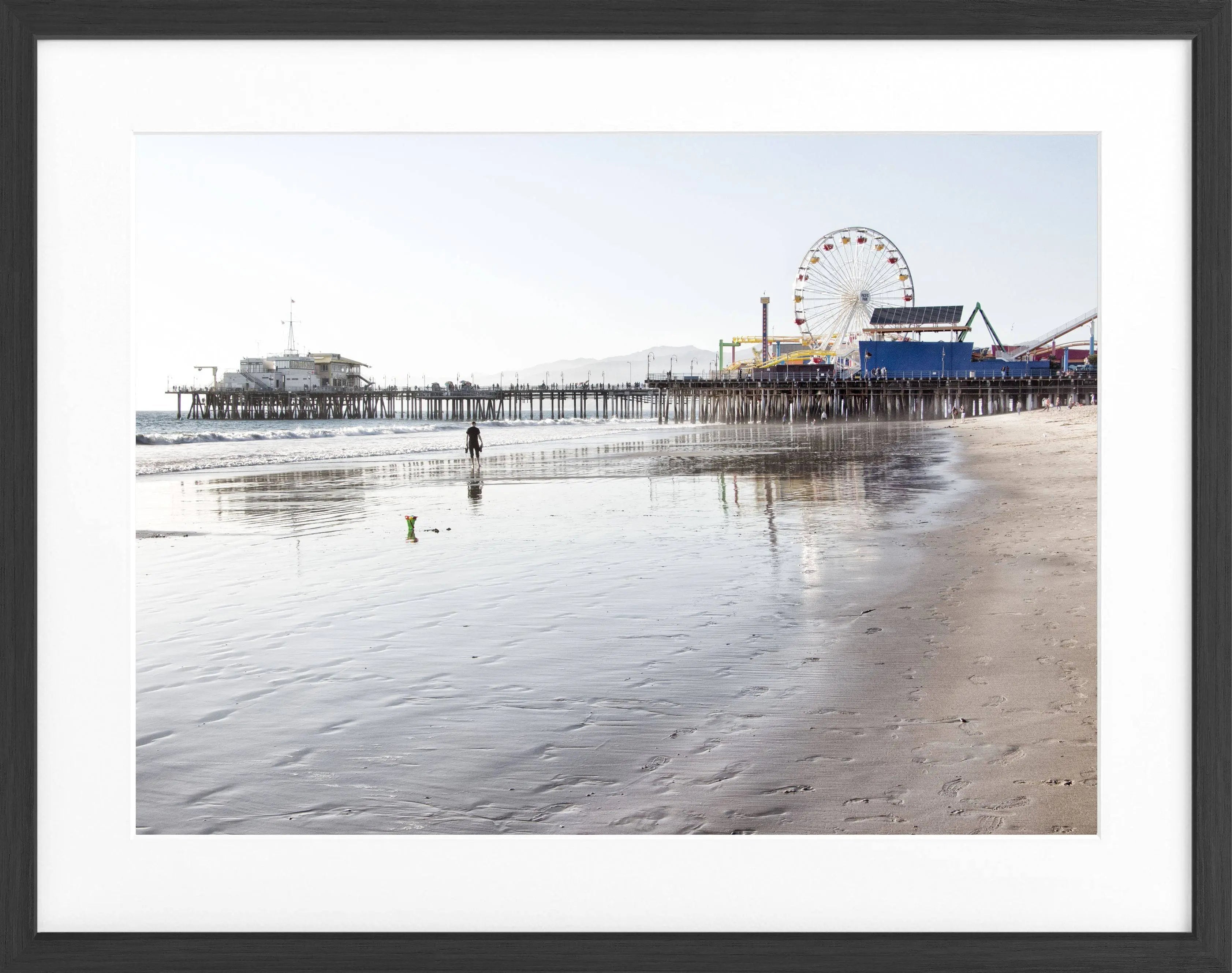 Poster mit Rahmen Kalifornien Santa Monica ’Pier’ K132 by Cosman-Photocollection