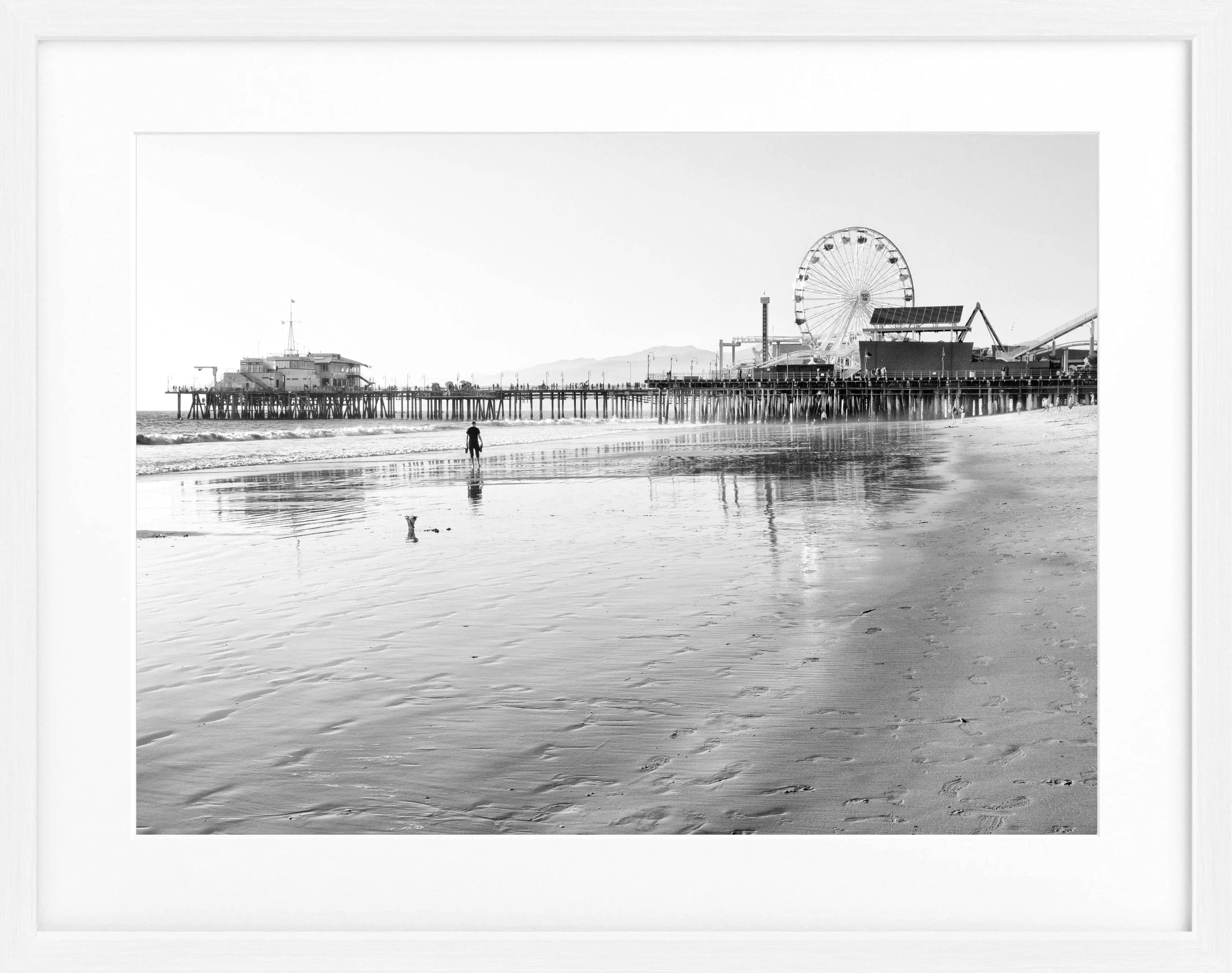 Poster mit Rahmen Kalifornien Santa Monica ’Pier’ K132