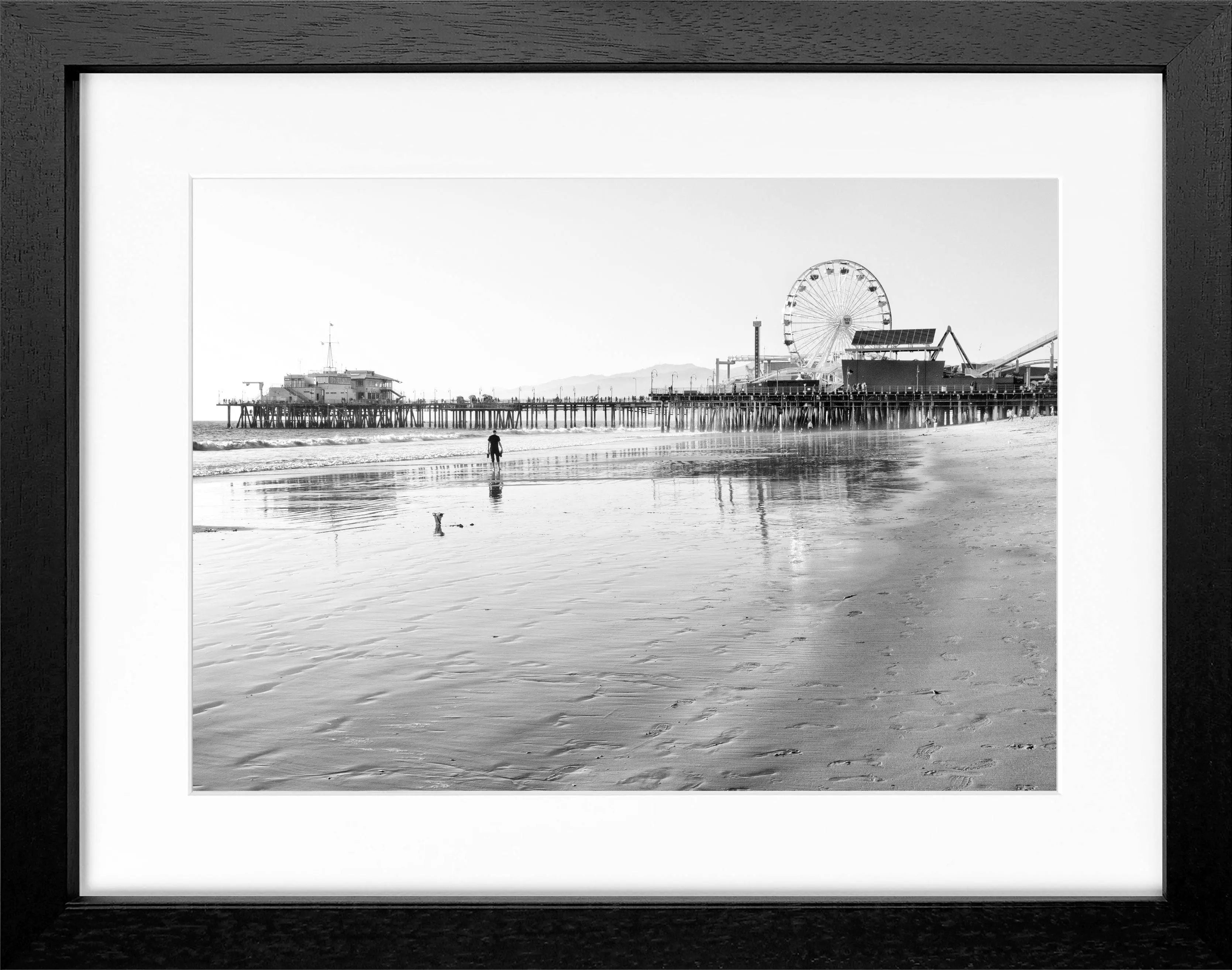 Poster mit Rahmen Kalifornien Santa Monica ’Pier’ K132
