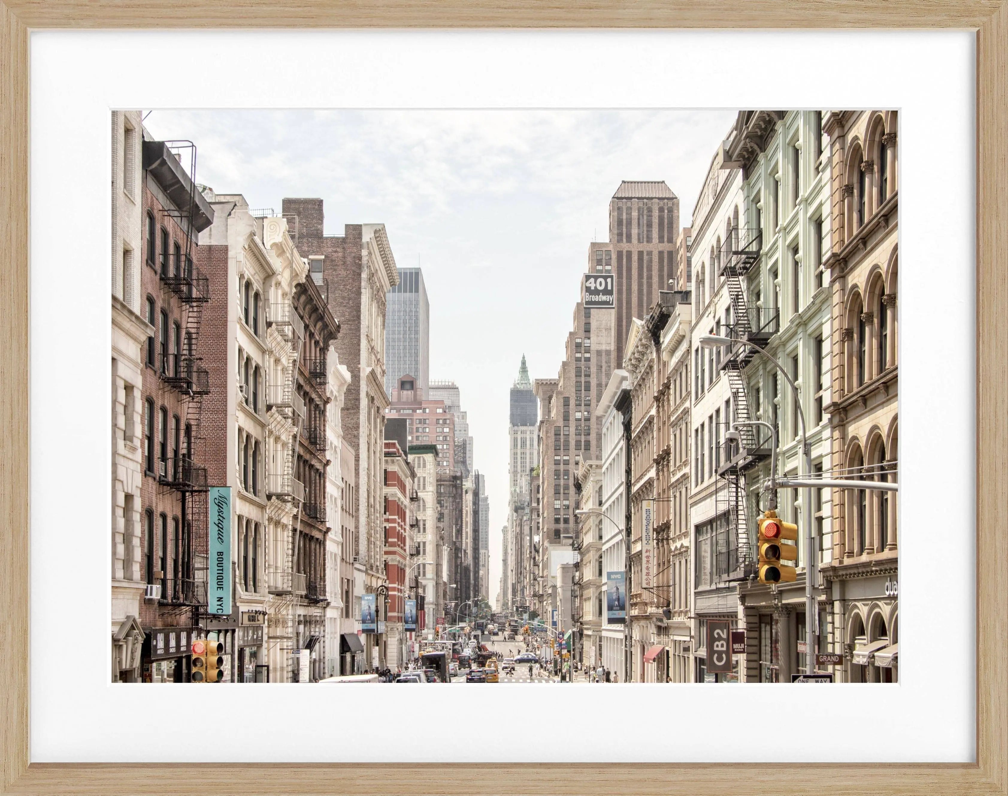 Poster mit Rahmen New York ’Broadway’ NY86 - Wandbilder