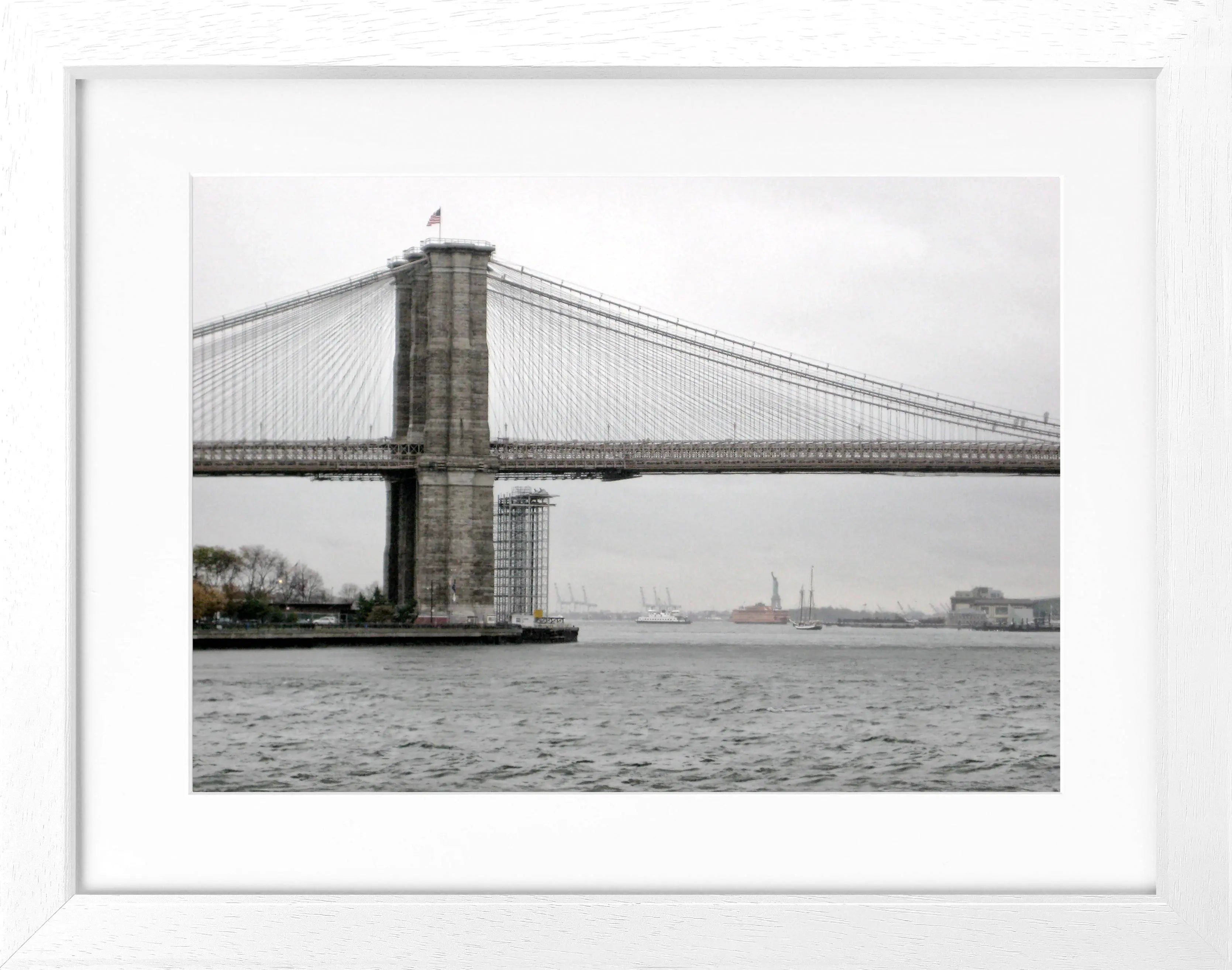 Poster mit Rahmen New York ’Brooklyn Bridge’ NY69