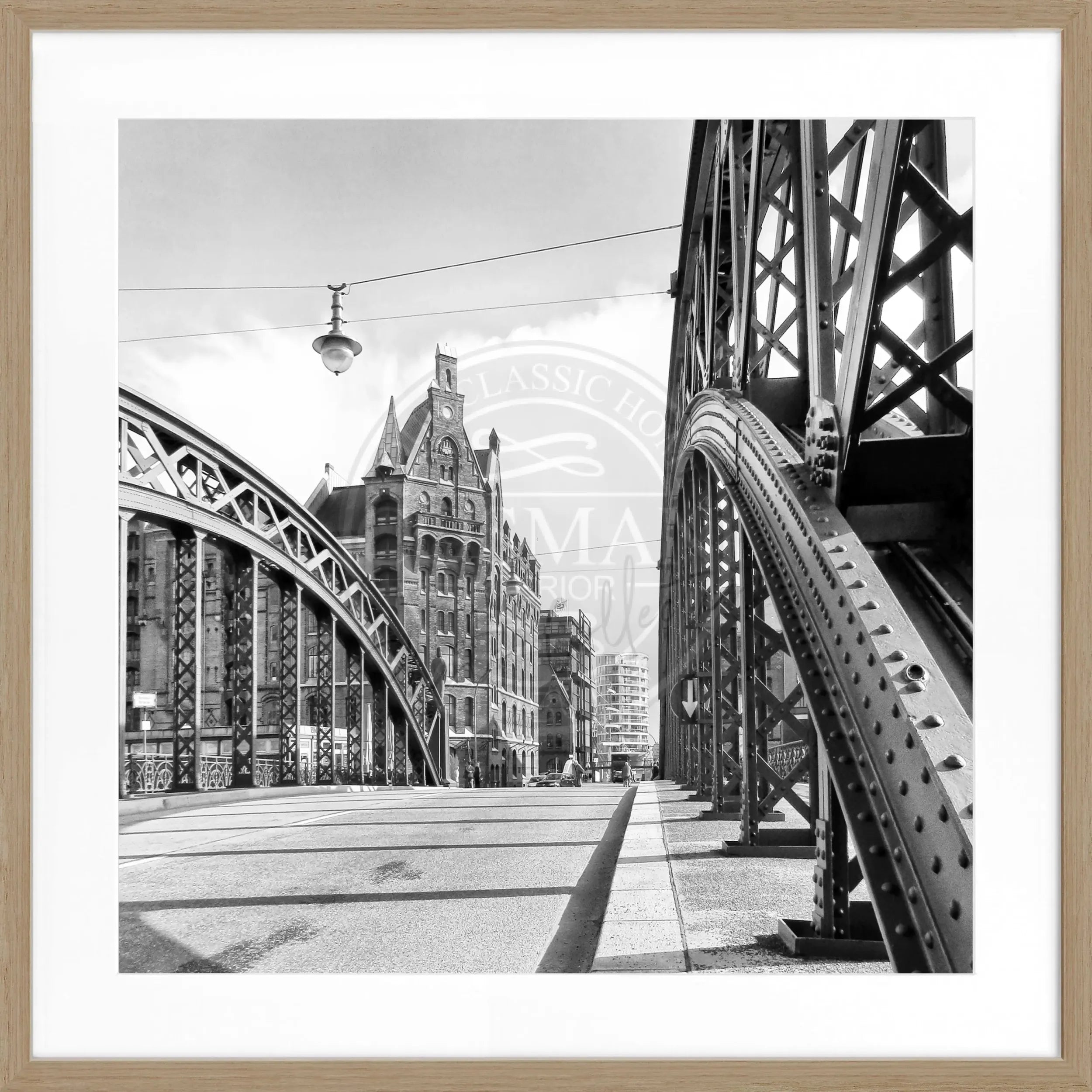 Poster mit Rahmen Hamburg ’Speicherstadt’ HH29Q by Cosman-Photocollection