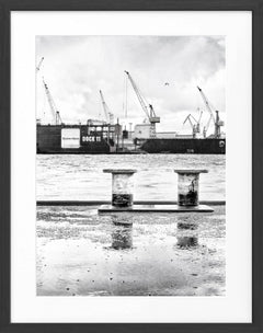 Poster mit Rahmen Hamburg Hafen Dock 11 | HH05K