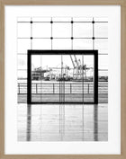 Poster mit Rahmen Hamburg Hafen | HH33