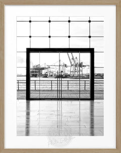 Fotografía enmarcada del puerto de Hamburgo | HH33