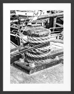 Gerahmte Fotografie Hamburg Hafen Poller | HH05J