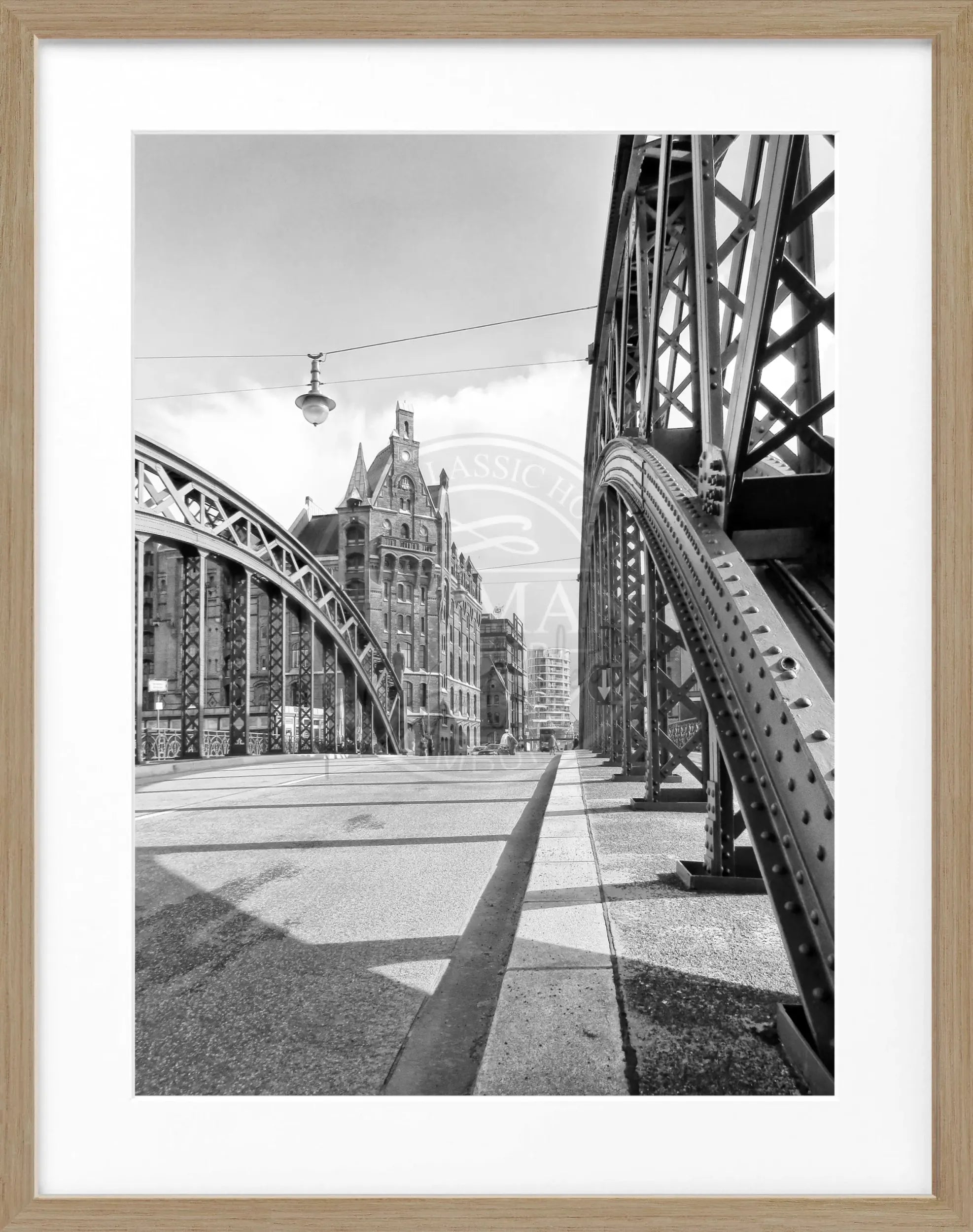 Poster mit Rahmen Hamburg ’Speicherstadt’ HH29 by Cosman-Photocollection