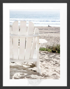 Fotografía enmarcada Tumbona California | K178
