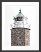 Poster mit Rahmen Leuchtturm ’Rotes Kliff’ Sylt SY59