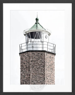 Fotografía enmarcada del faro de Sylt, Acantilado Rojo | SY59