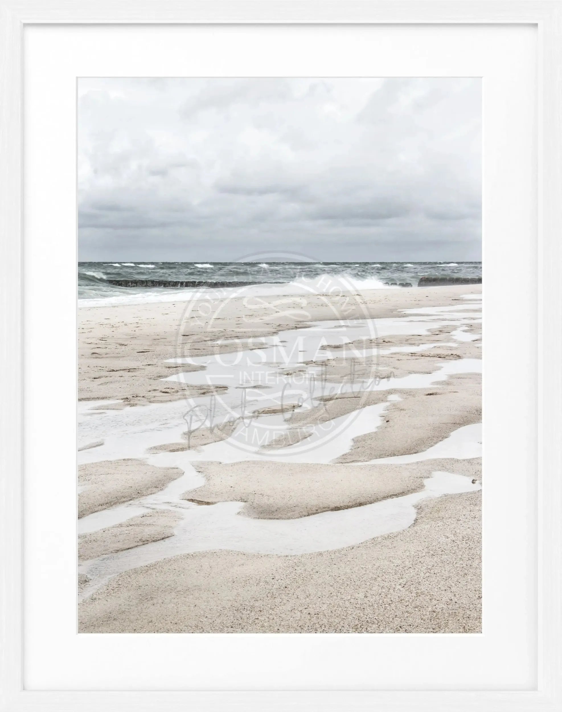 Poster mit Rahmen ’Strand’ Sylt SY62 by Cosman-Photocollection