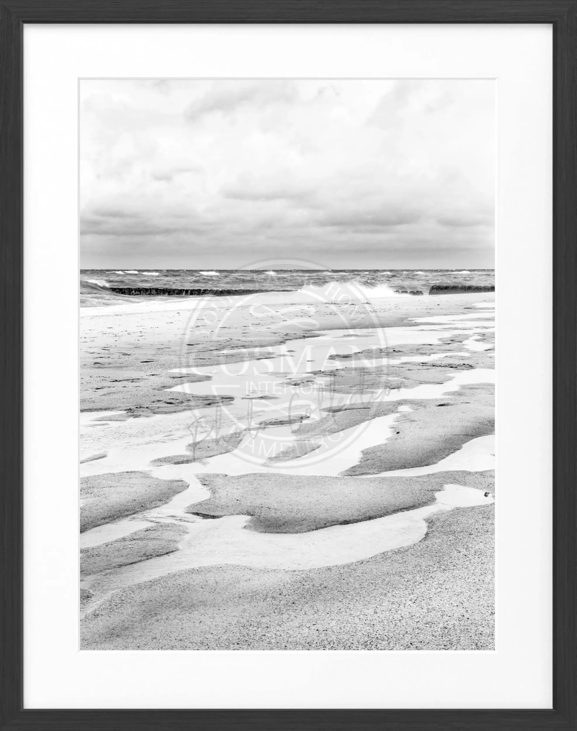 Poster mit Rahmen ’Strand’ Sylt SY62 by Cosman-Photocollection