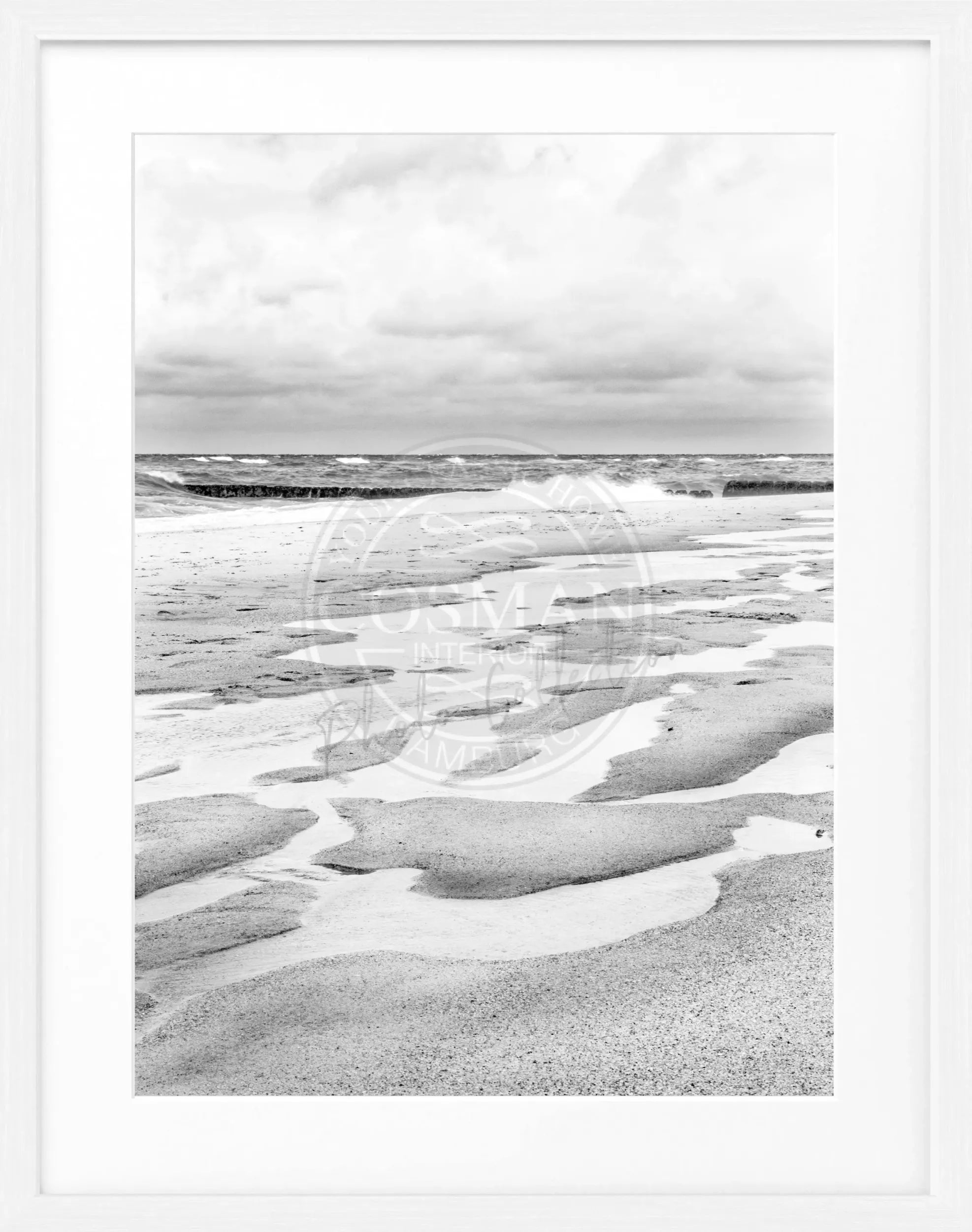 Poster mit Rahmen ’Strand’ Sylt SY62 by Cosman-Photocollection