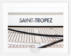 Gerahmte Fotografie Saint-Tropez Boot | ST09