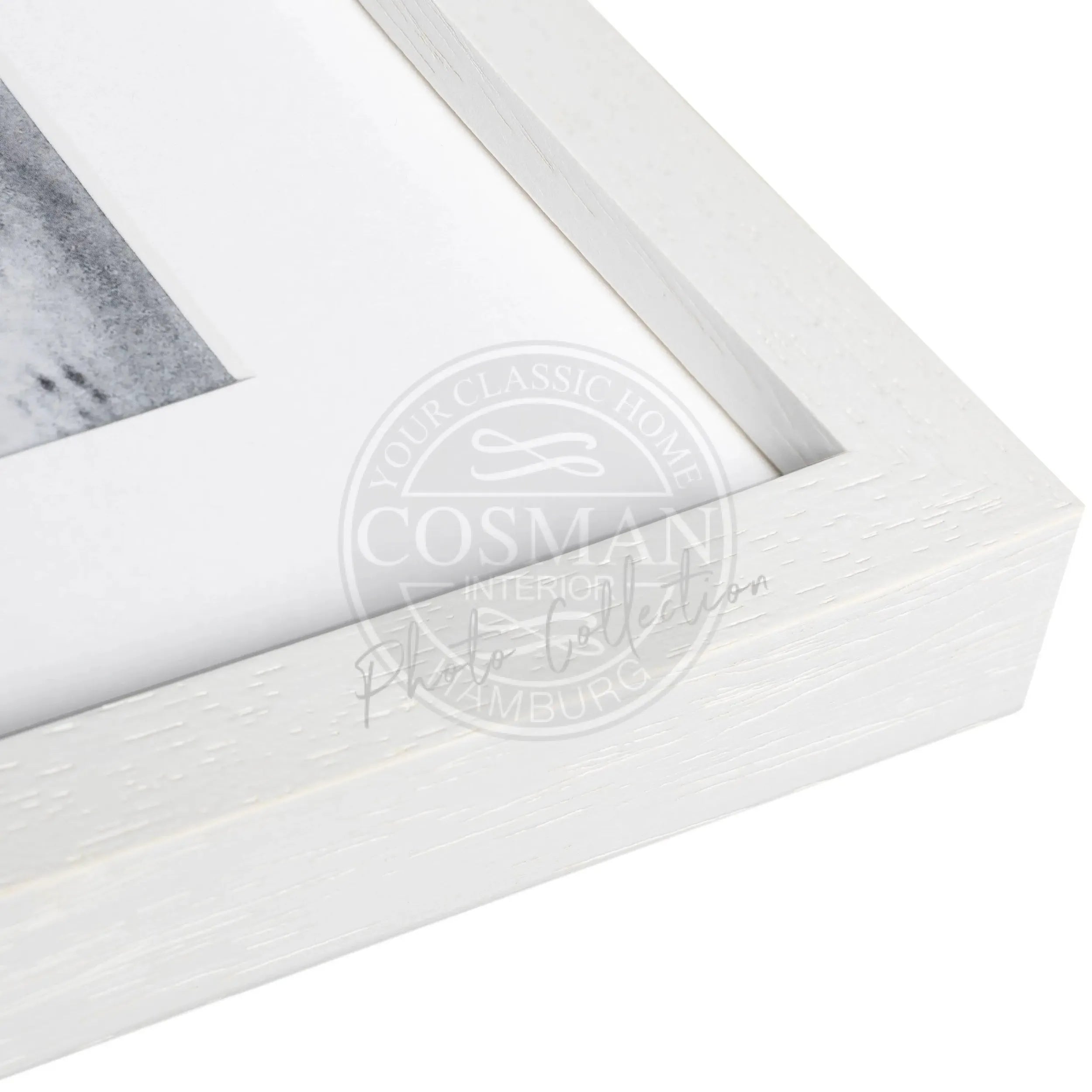 Schwarz-weiß Poster mit Rahmen von Florida Key West, 31x25 cm, von Cosman-Photocollection, dekoratives Wandbild