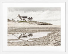 Poster mit Rahmen Hamptons Beach House | HM19B