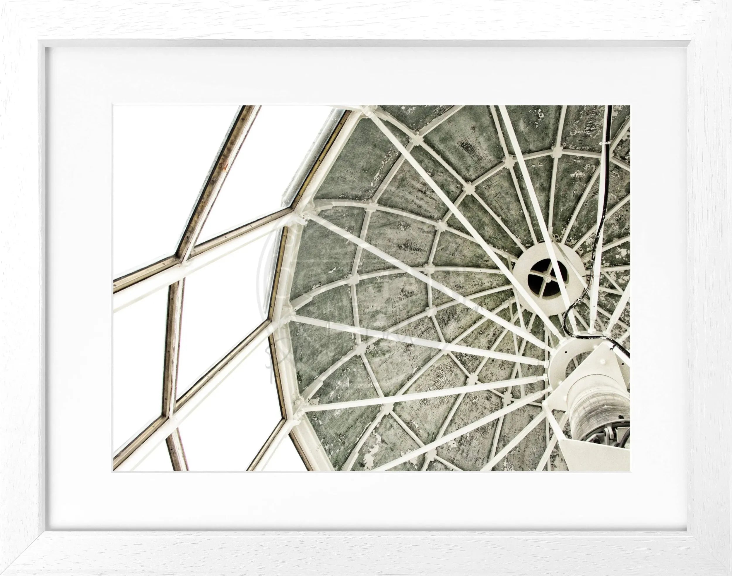 Schwarz-weiß Poster mit Rahmen, Hamptons Montauk Leuchtturm, Cosman-Photocollection, 31x25cm, Wanddekoration