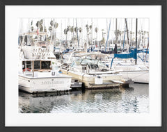 Gerahmte Fotografie Santa Barbara Boot | K175