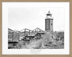 Fotografía enmarcada del faro de Sylt, Kampen | SY52