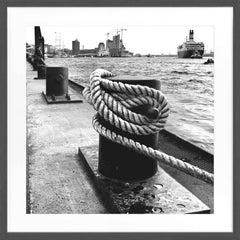 Poster with frame Hamburg harbor bollard | HH07