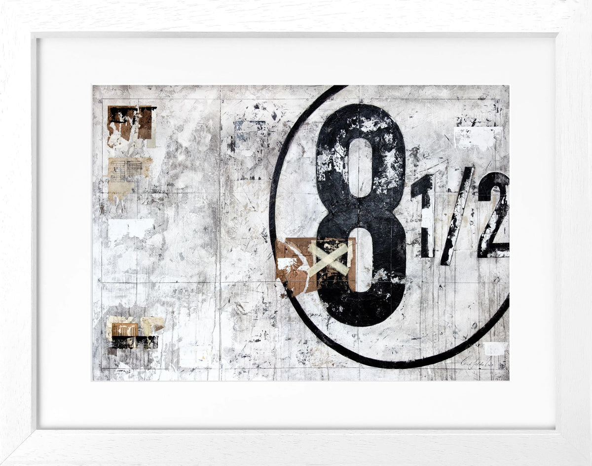 Schwarzes Poster mit Rahmen von Cosman-Photocollection, 31x25 cm, modernes Wandbild im eleganten Schwarzdesign