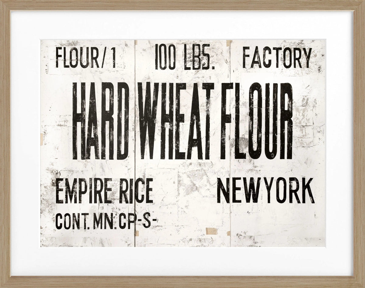Schwarzweißer Poster mit Rahmen von New York ’Wheat’ von Cosman-Photocollection, 31x25cm, stilvolle Wanddekoration.