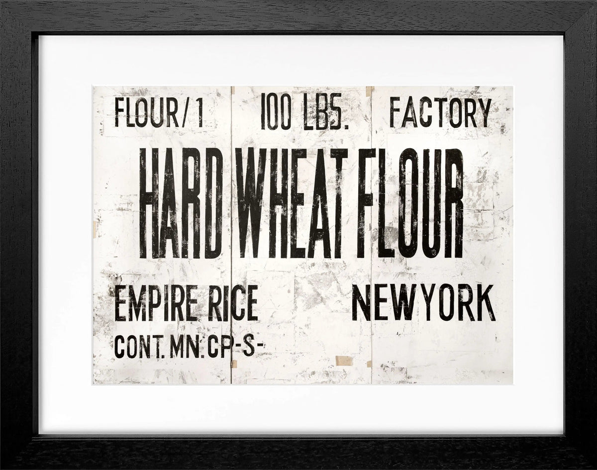 Schwarzer Poster mit Rahmen, New York „Wheat“ GM13, von Cosman-Photocollection, 31x25cm, Wanddekoration mit Stadtmotiv