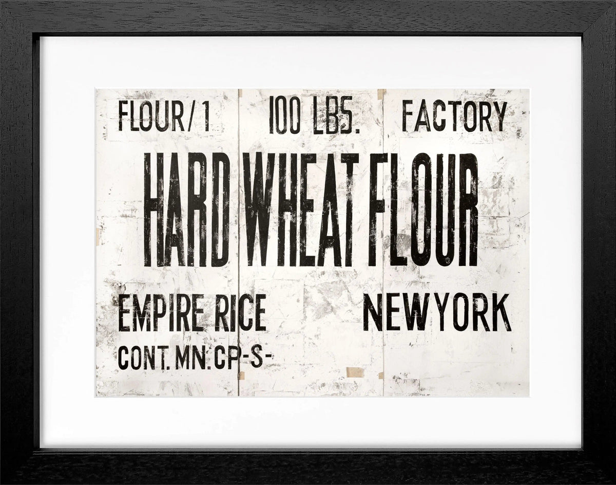 Schwarzer Poster mit Rahmen, New York „Wheat“ GM13, von Cosman-Photocollection, 31x25cm, Wanddekoration mit Stadtmotiv