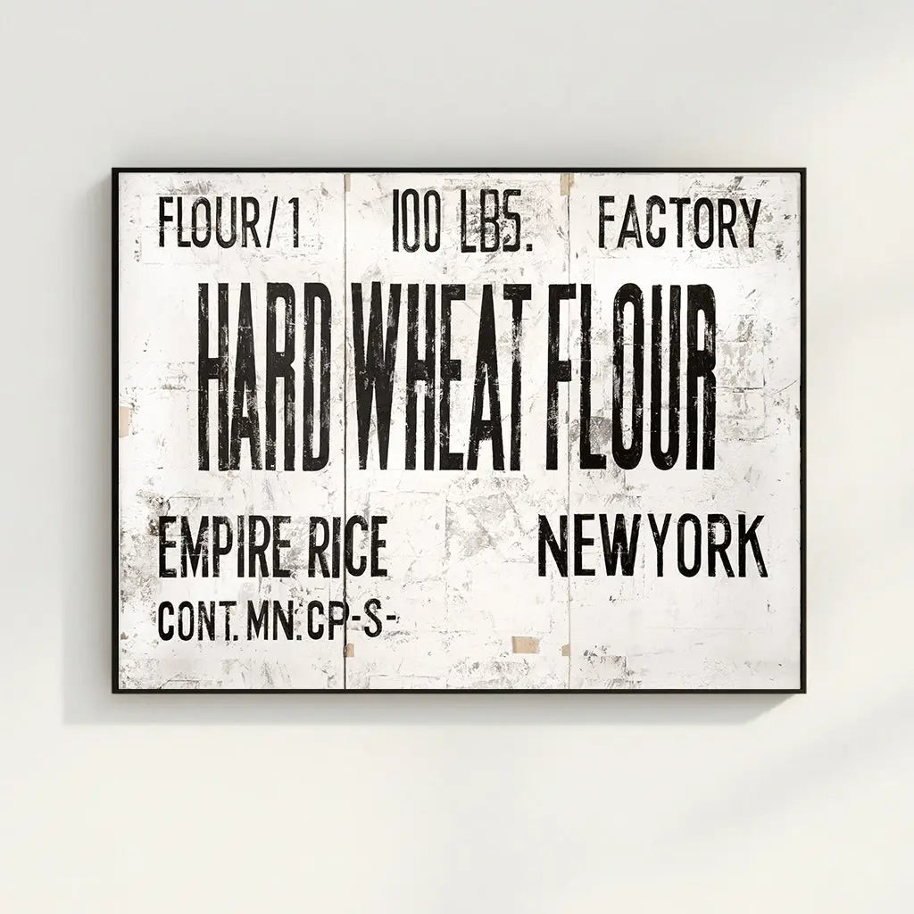 Hochwertiges Wandbild GM13 New York ‘Wheat’ auf Leinwand mit Schattenfuge, schwarz, 125x95cm, von Cosman-Photocollection