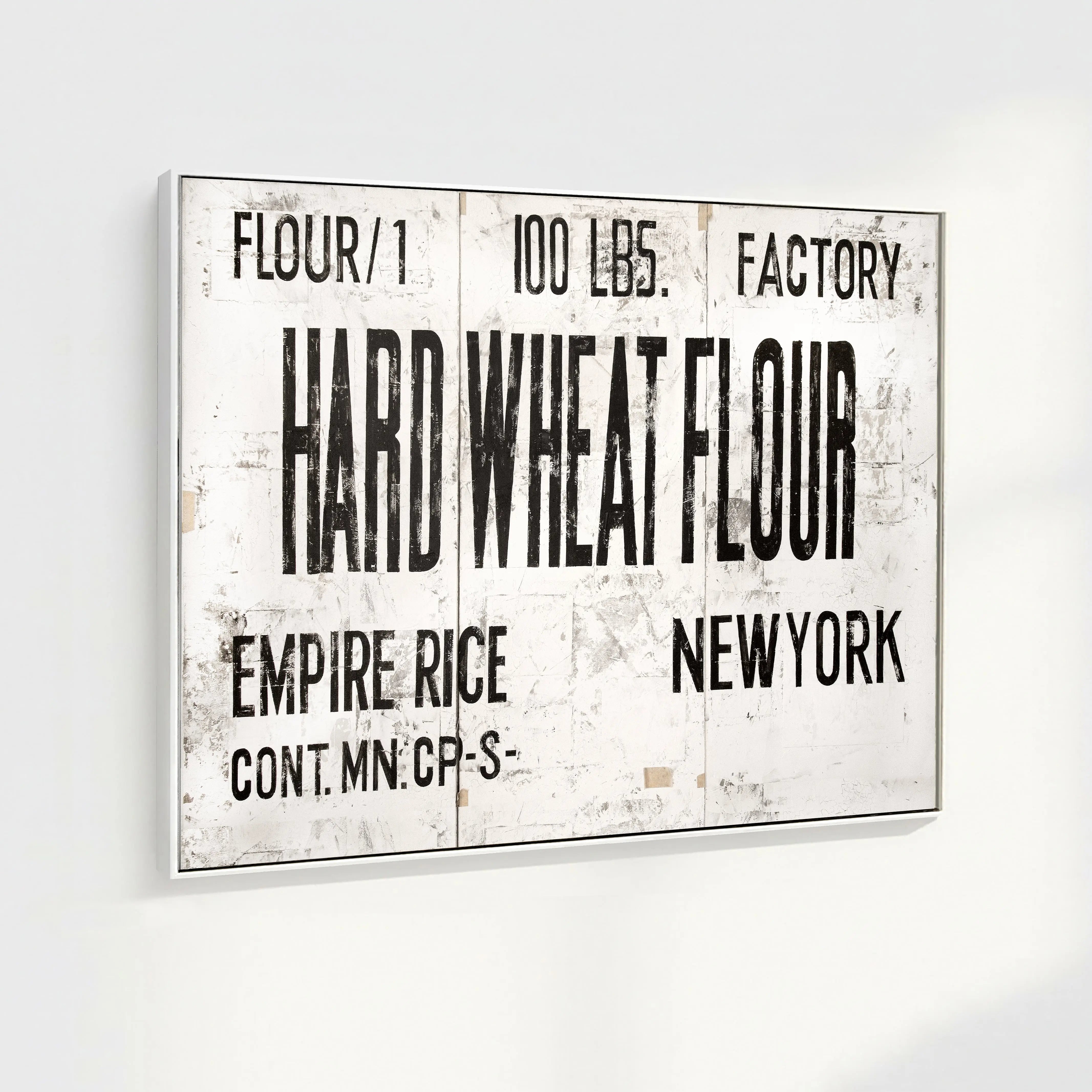 Wandbild GM13 New York ‚Wheat‘ von Cosman-Photocollection, Druck auf Leinwand mit Schattenfuge, schwarz, 125x95cm